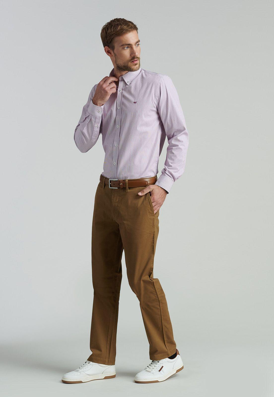 Camisa Chicago Smart Casual Violet-1