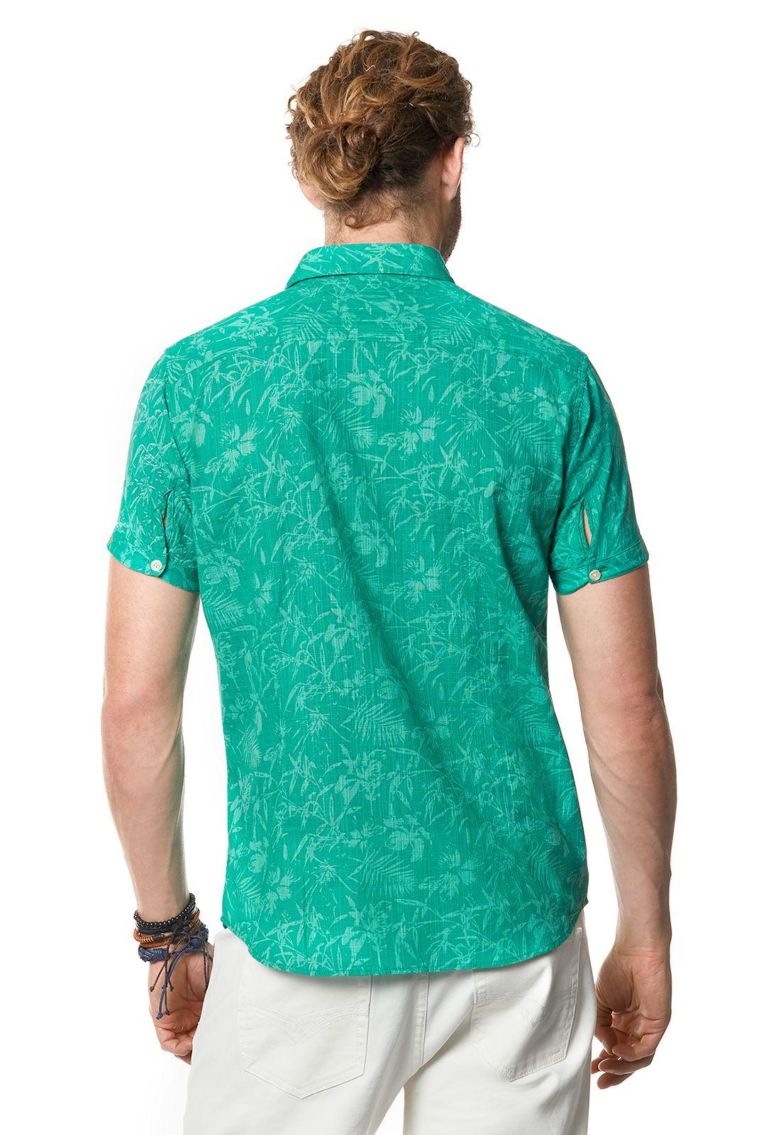 Camisa Estampada Dakota Fj Green-2