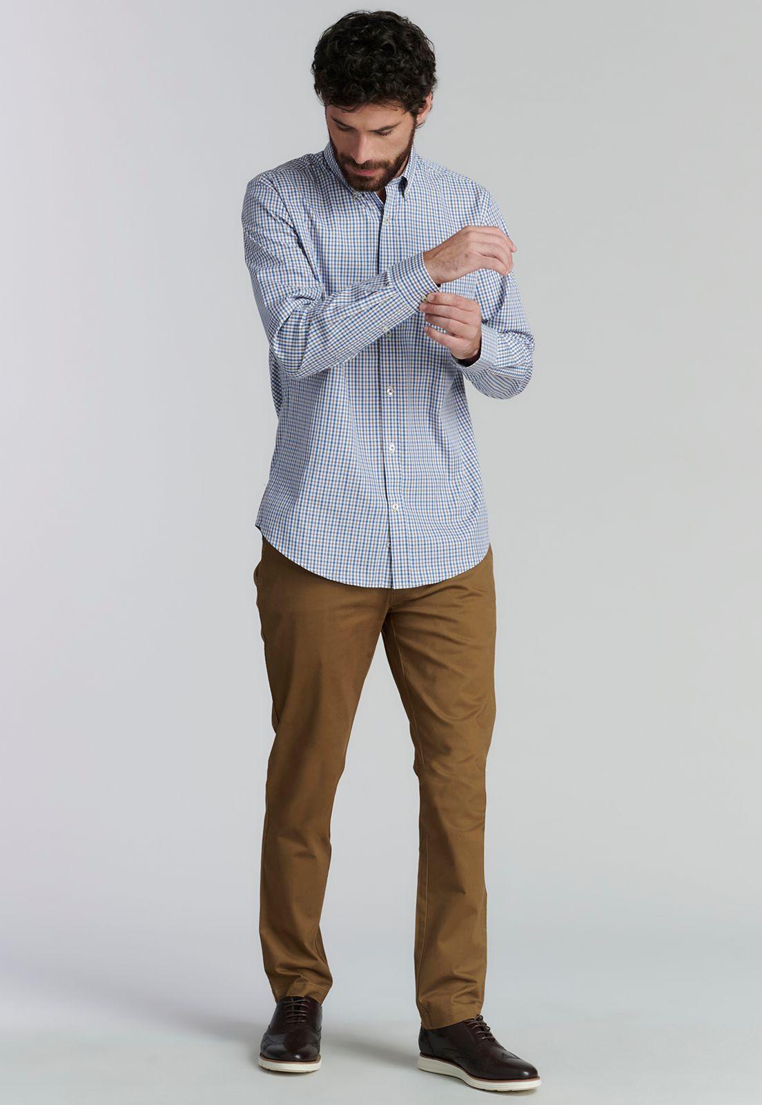 Camisa Brooklyn Smart Casual Coffe-1