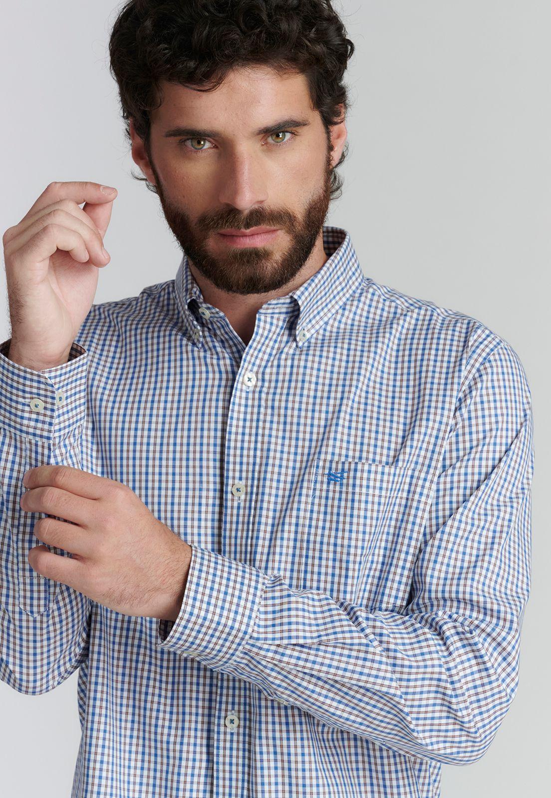 Camisa Brooklyn Smart Casual Coffe-2