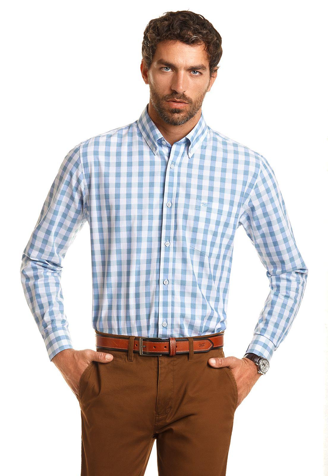 Camisa Checkered Seatle Sea-0