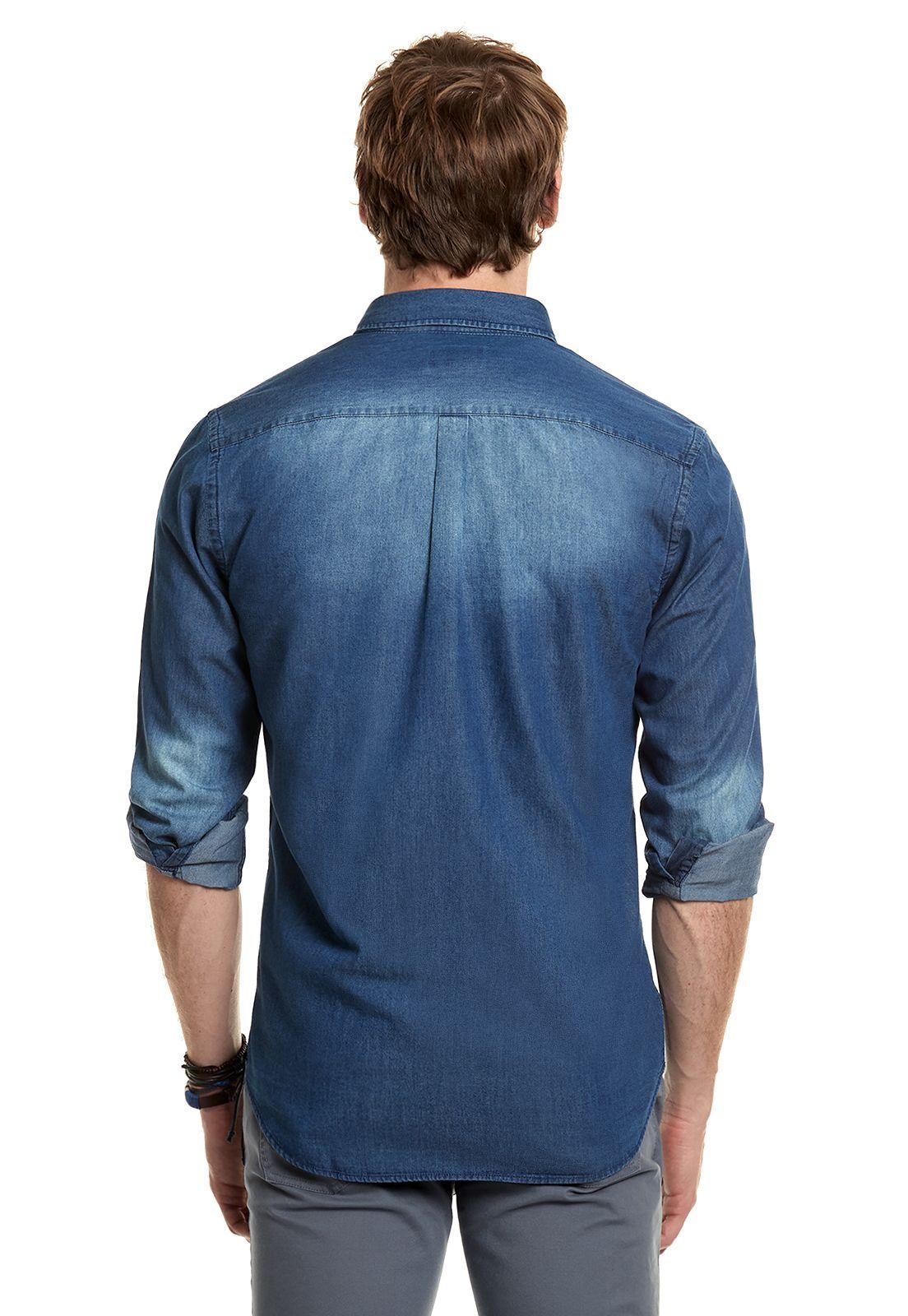 Camisa Sport Denim F Blue-2