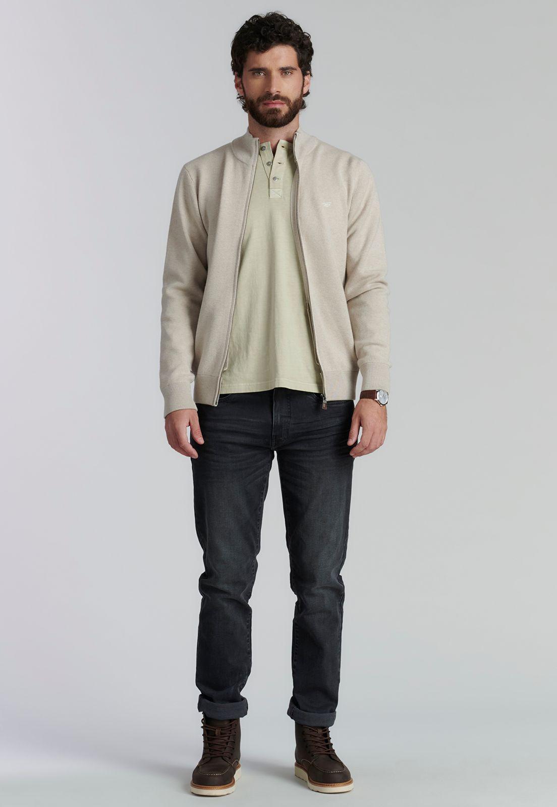Sweater Berkeley F Business Dk Oyster-1