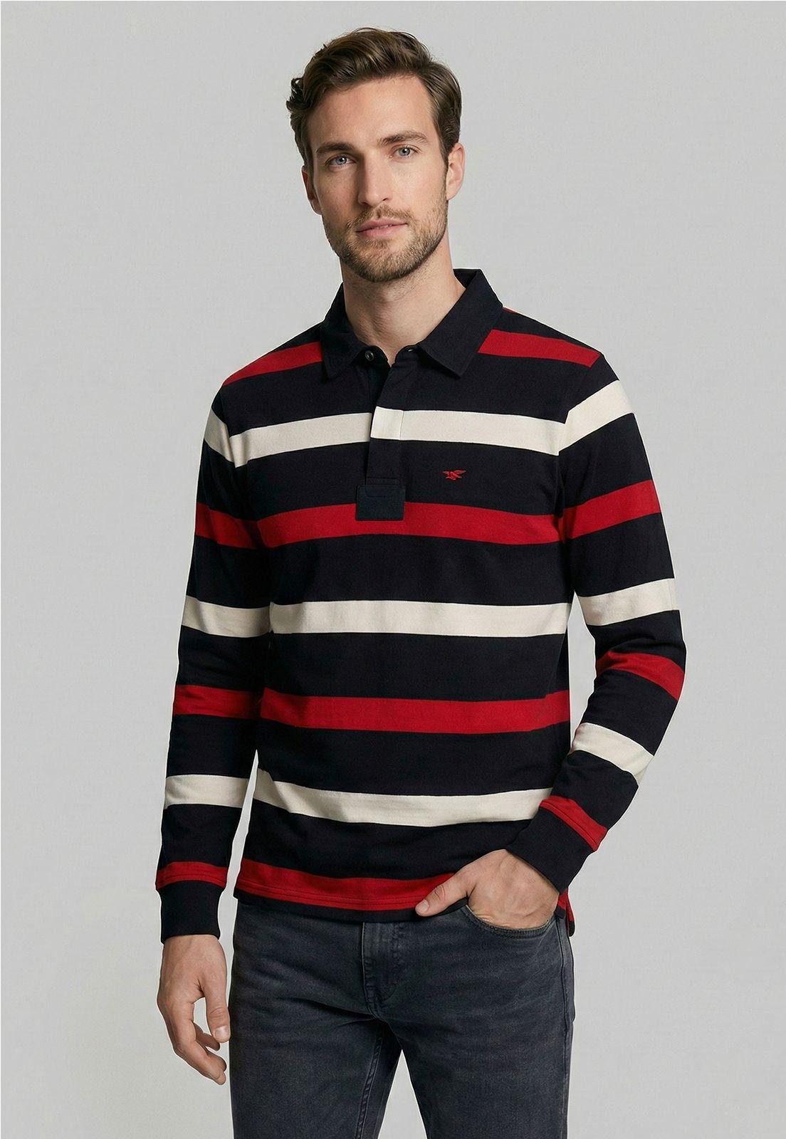 Polera Rugby Boston Red-0