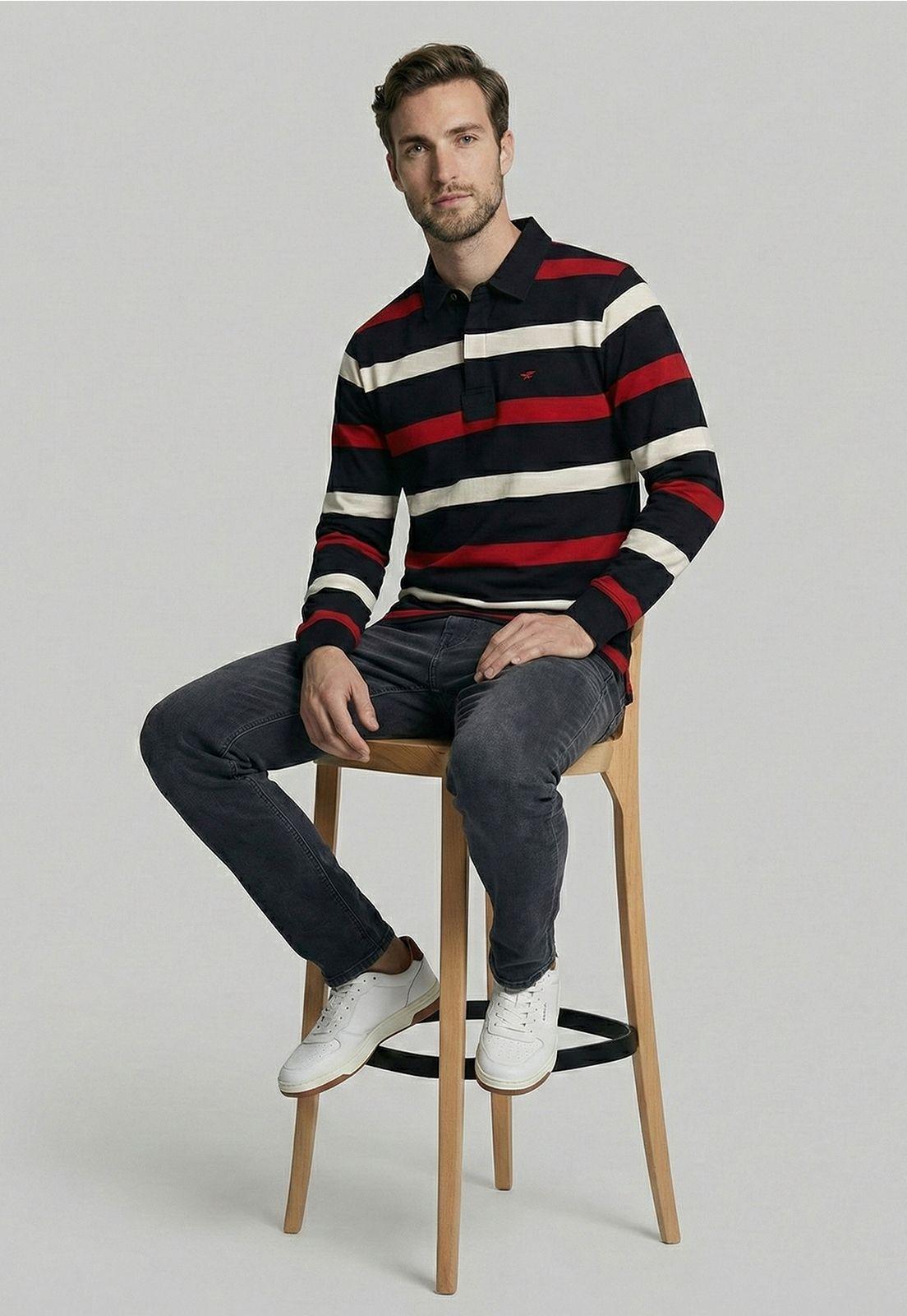 Polera Rugby Boston Red-4