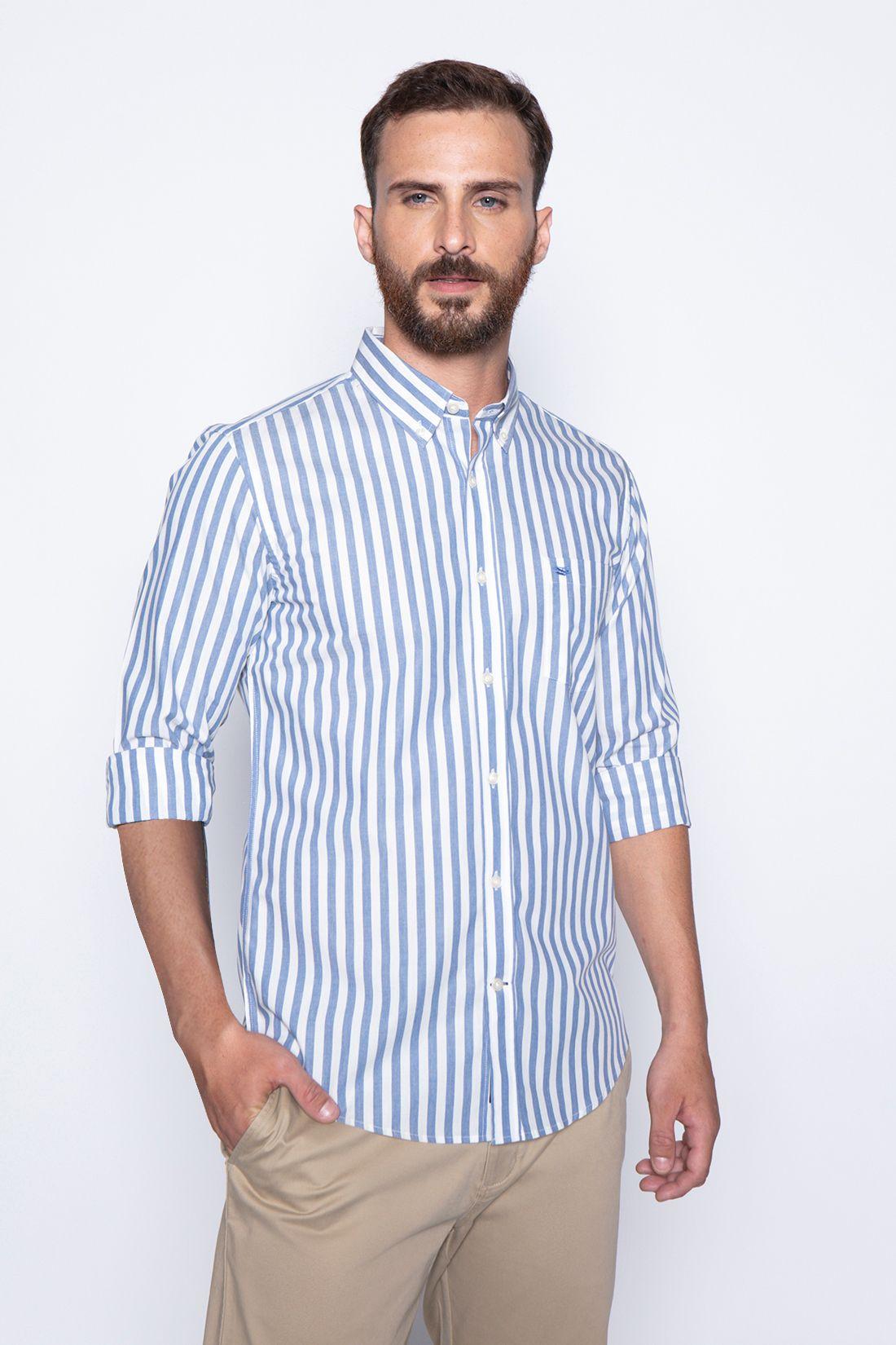 Camisa Listada New York F Navy-0