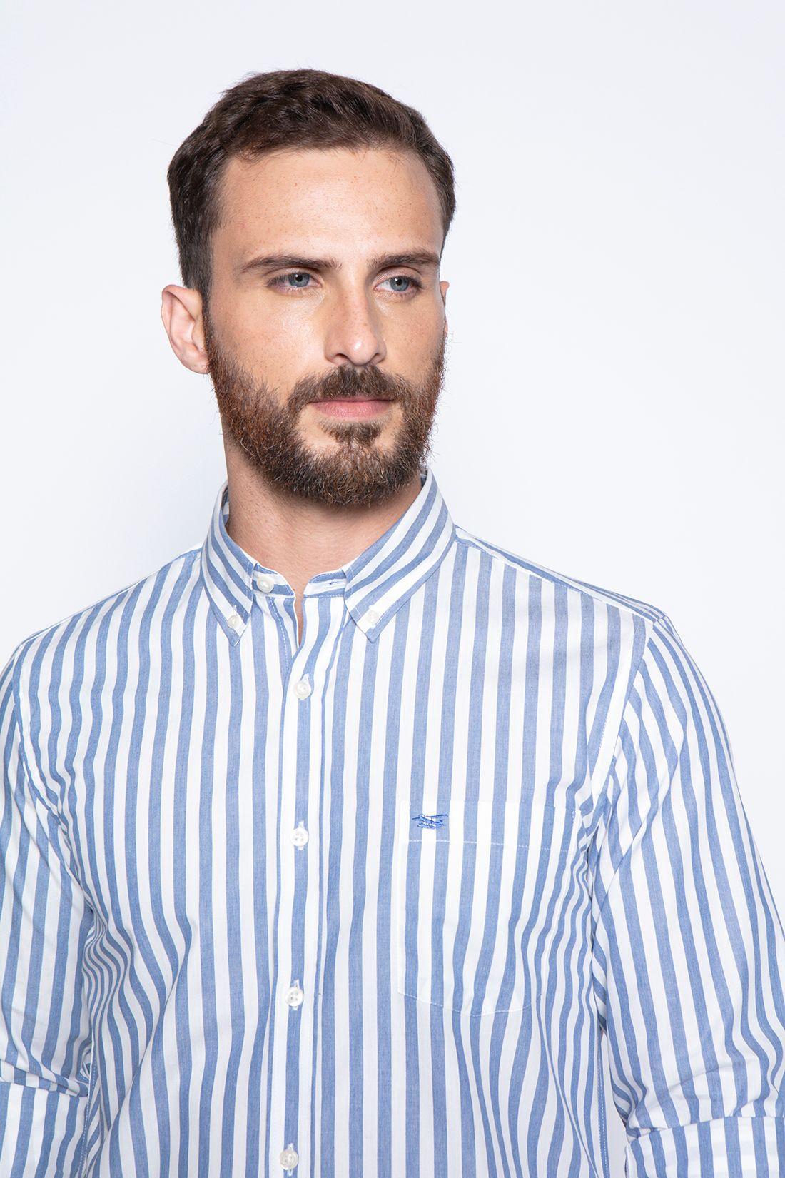 Camisa Listada New York F Navy-2