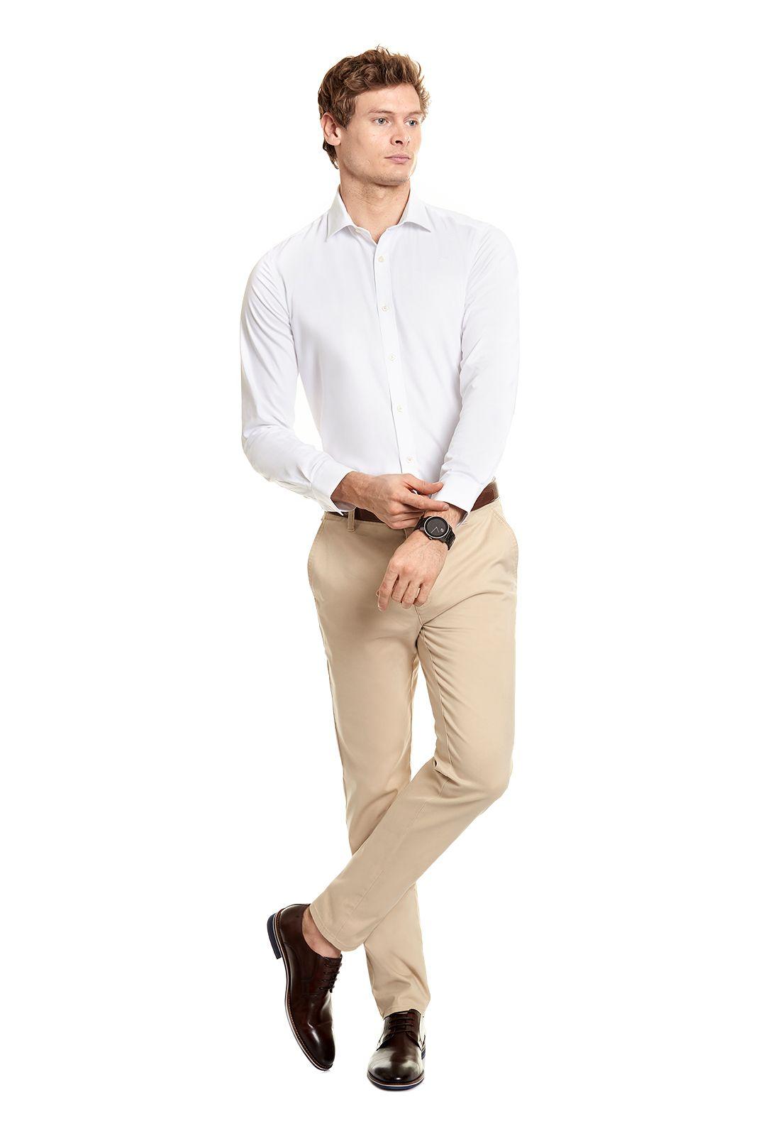 Camisa Smart Casual Aspen White-1