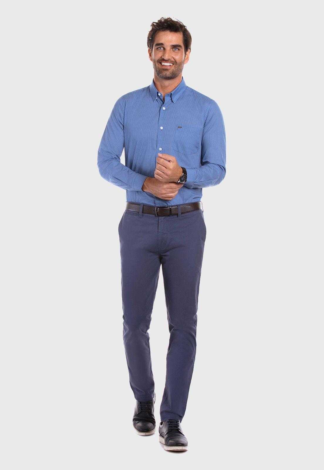 CAMISA BUSINESS ORLANDO BLUE-1