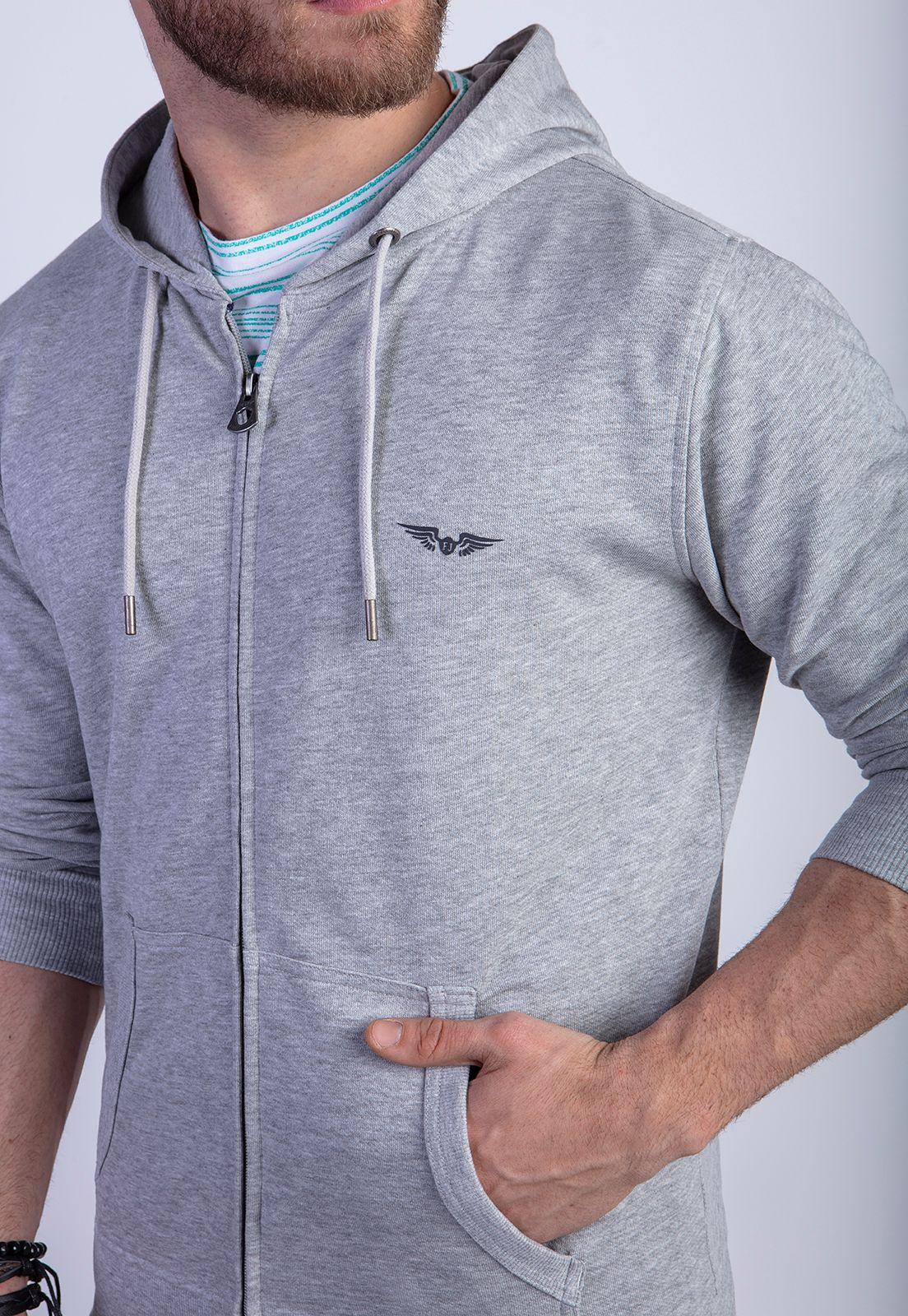 Polerón Full Zipper Grey-3