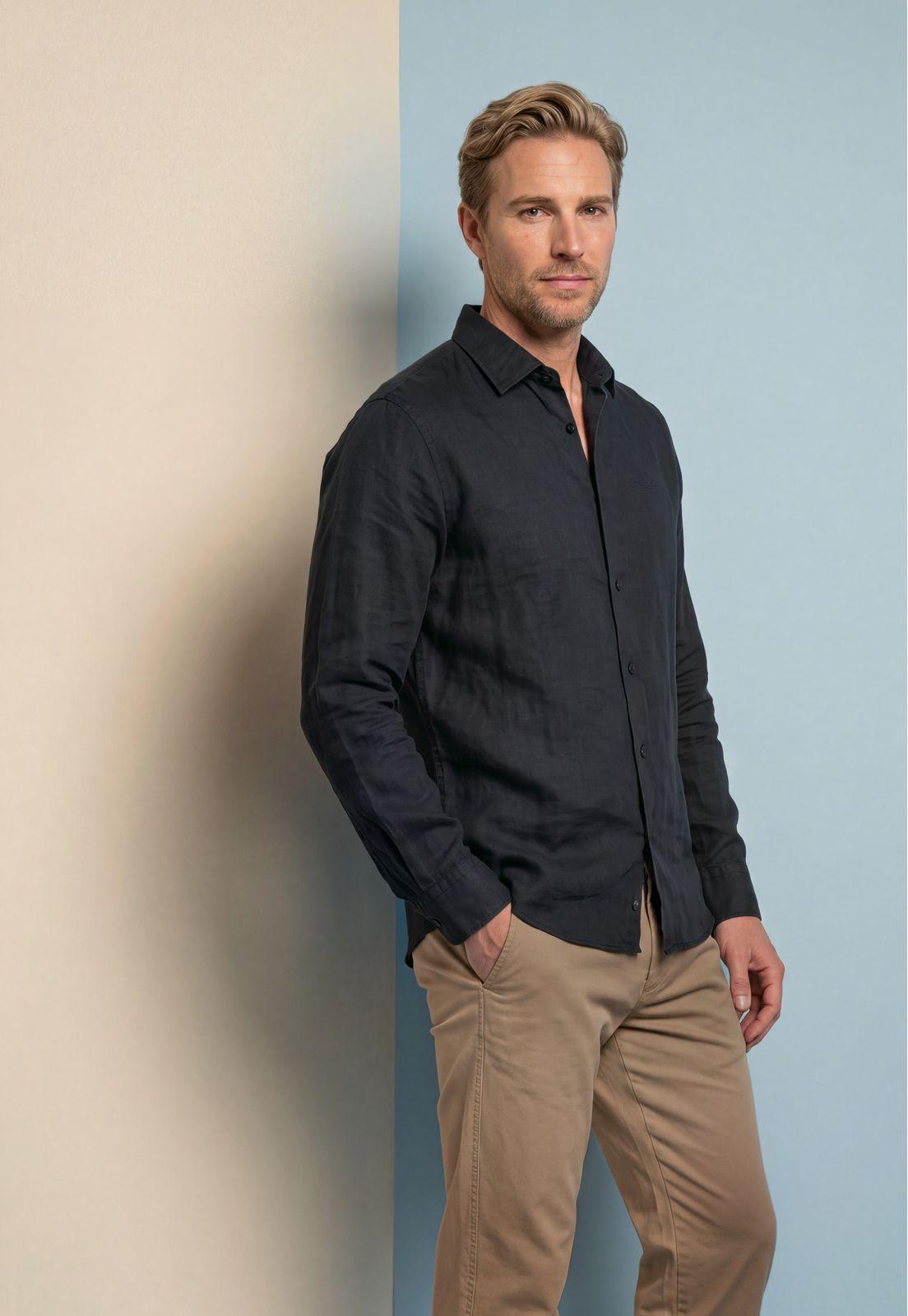 Camisa Leicester Black-4