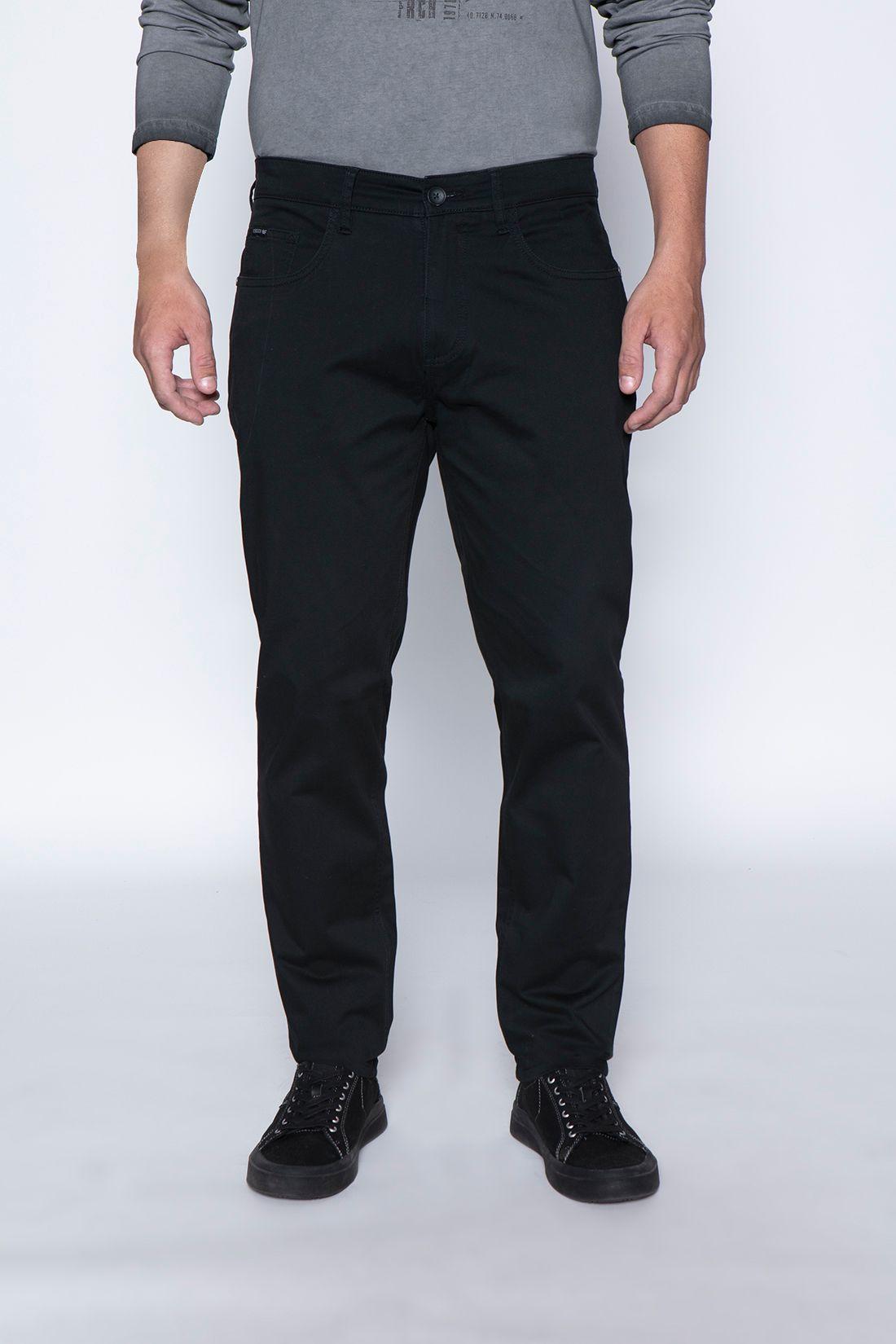 Pantalón Negro Five Pocket-0