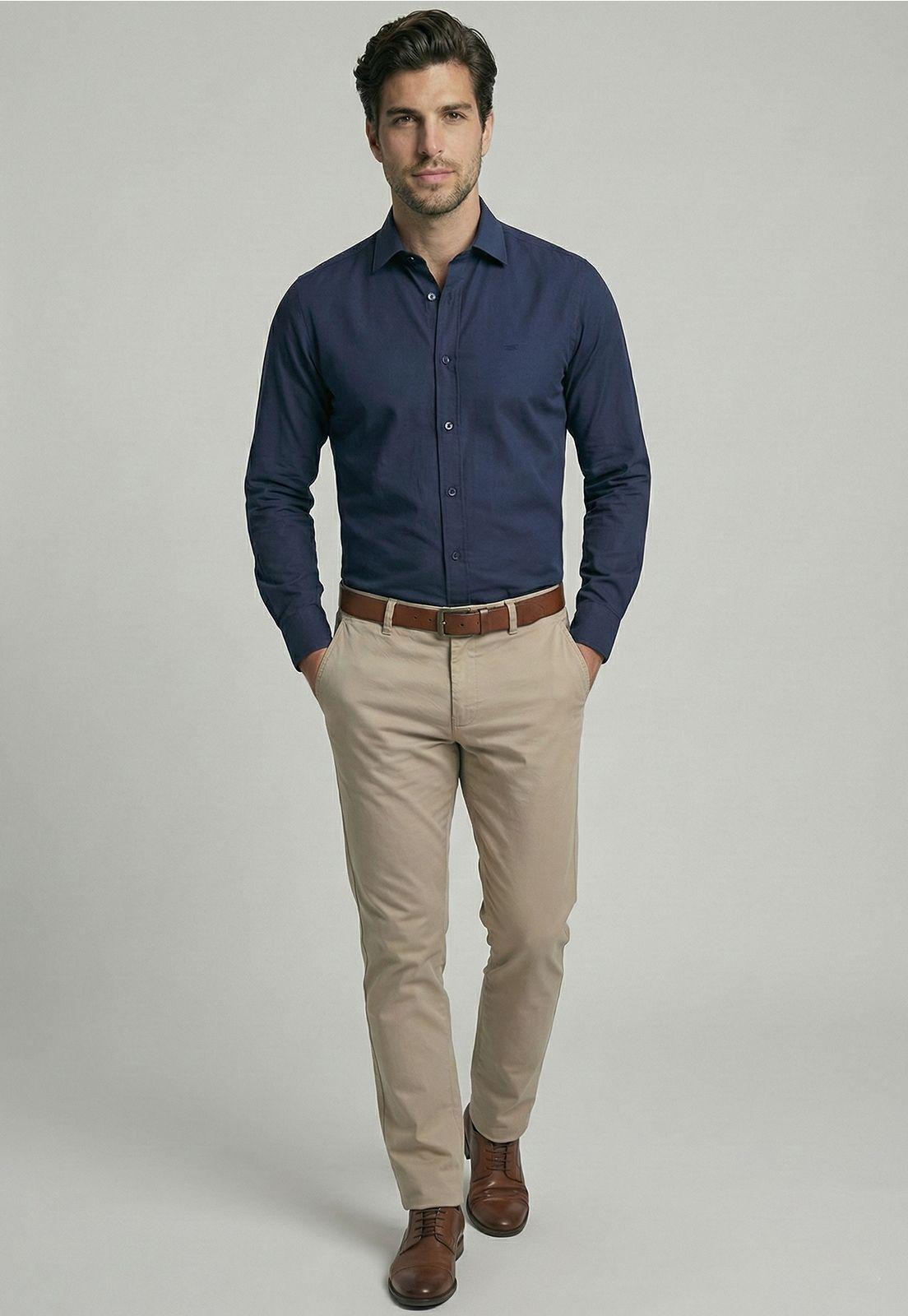 Camisa Slim Dublin Navy-1