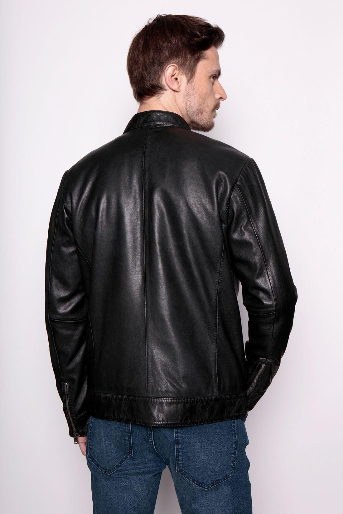 Chaqueta De Cuero Memphis Black-1