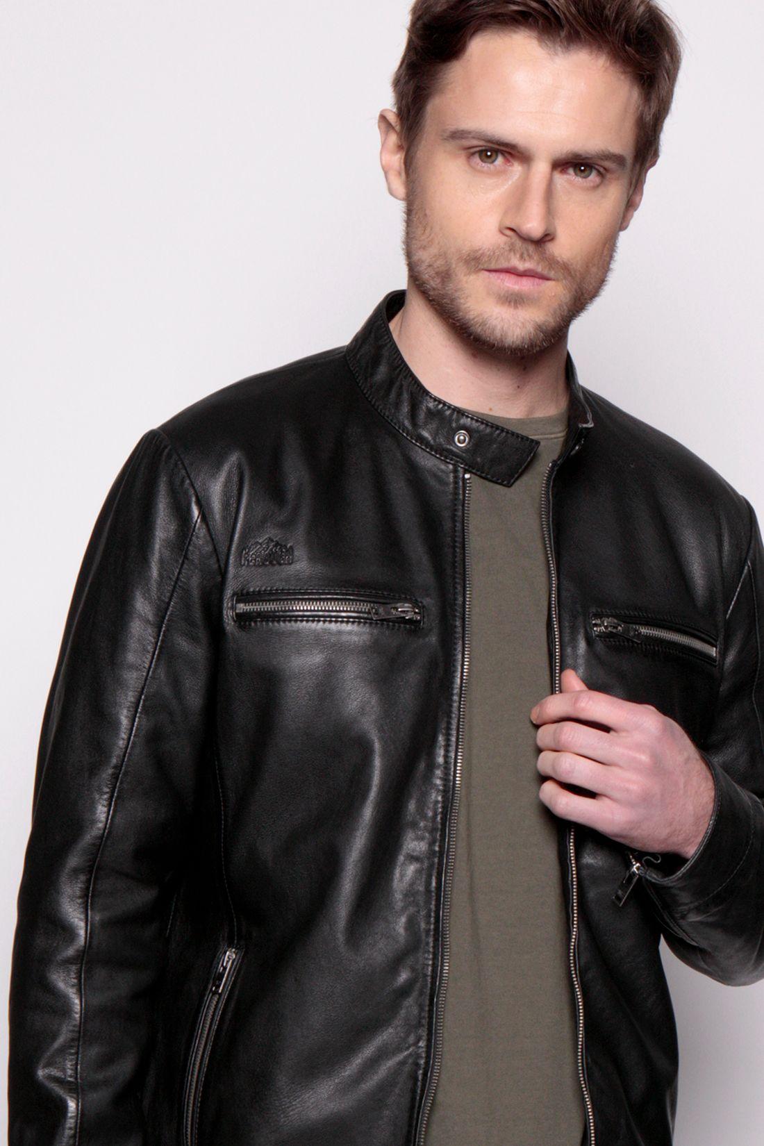 Chaqueta De Cuero Memphis Black-2