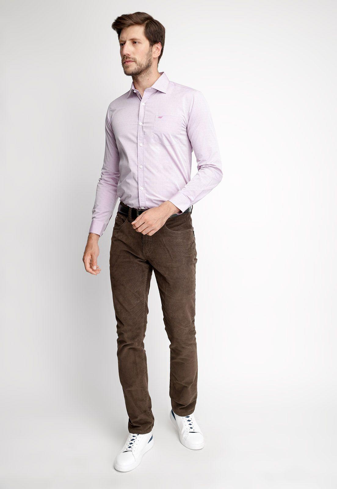 Camisa Smart Casual Boston Violet-3