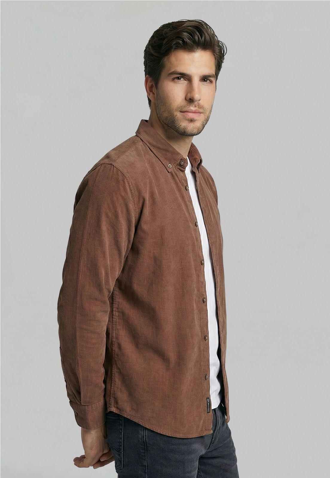 Camisa Cotelé Cincinnati Brown-0