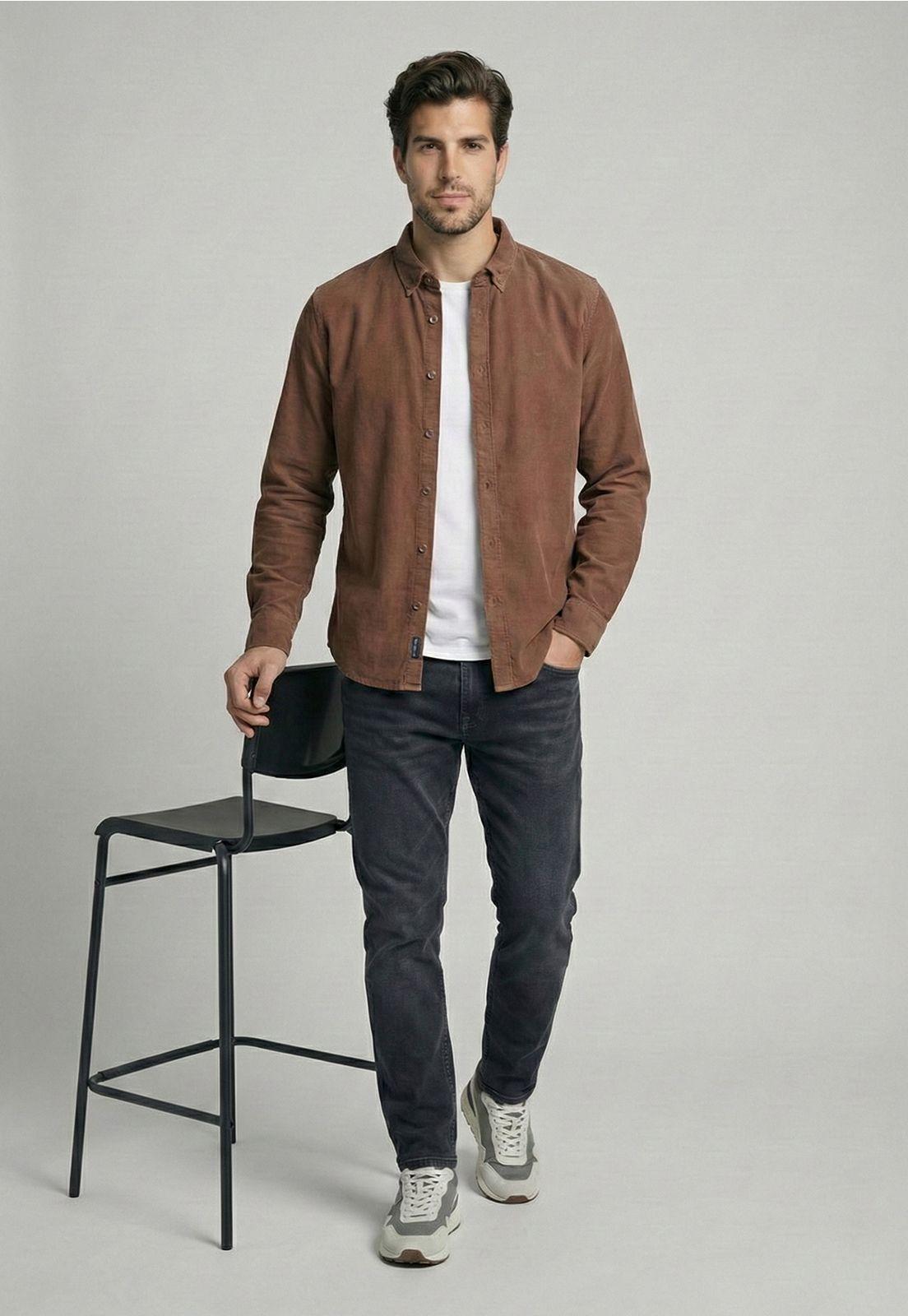 Camisa Cotelé Cincinnati Brown-4