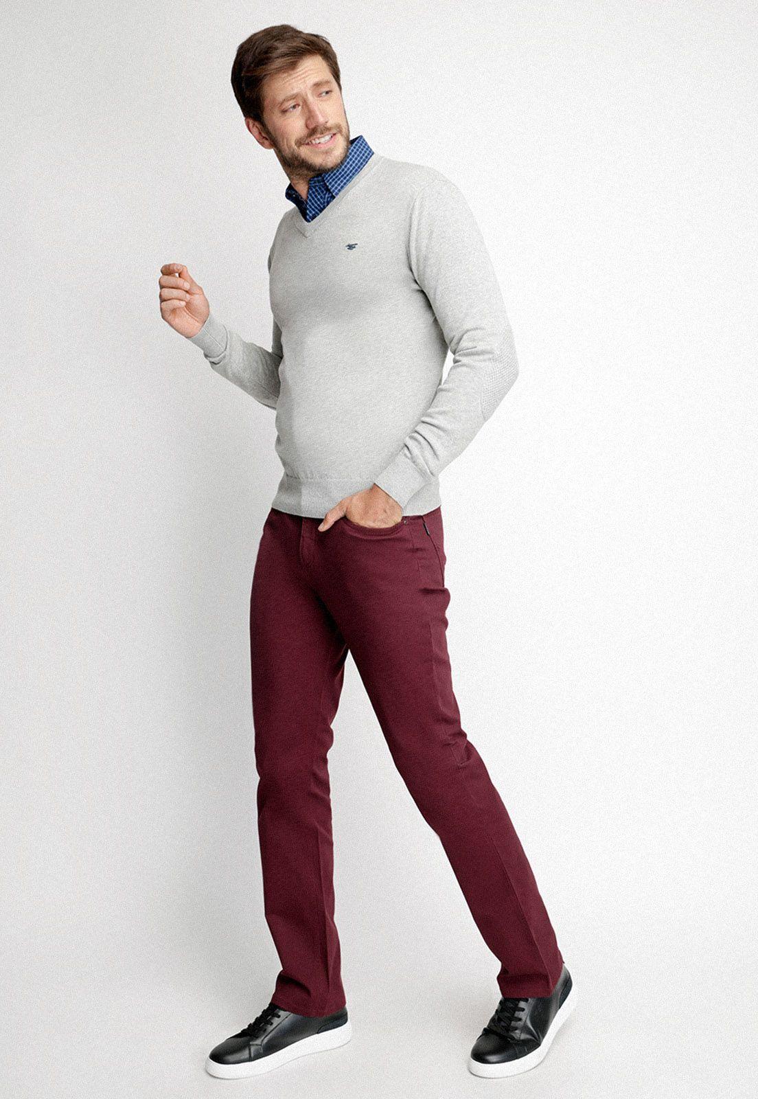 Sweater Melange Smart Casual Grey Melange-3