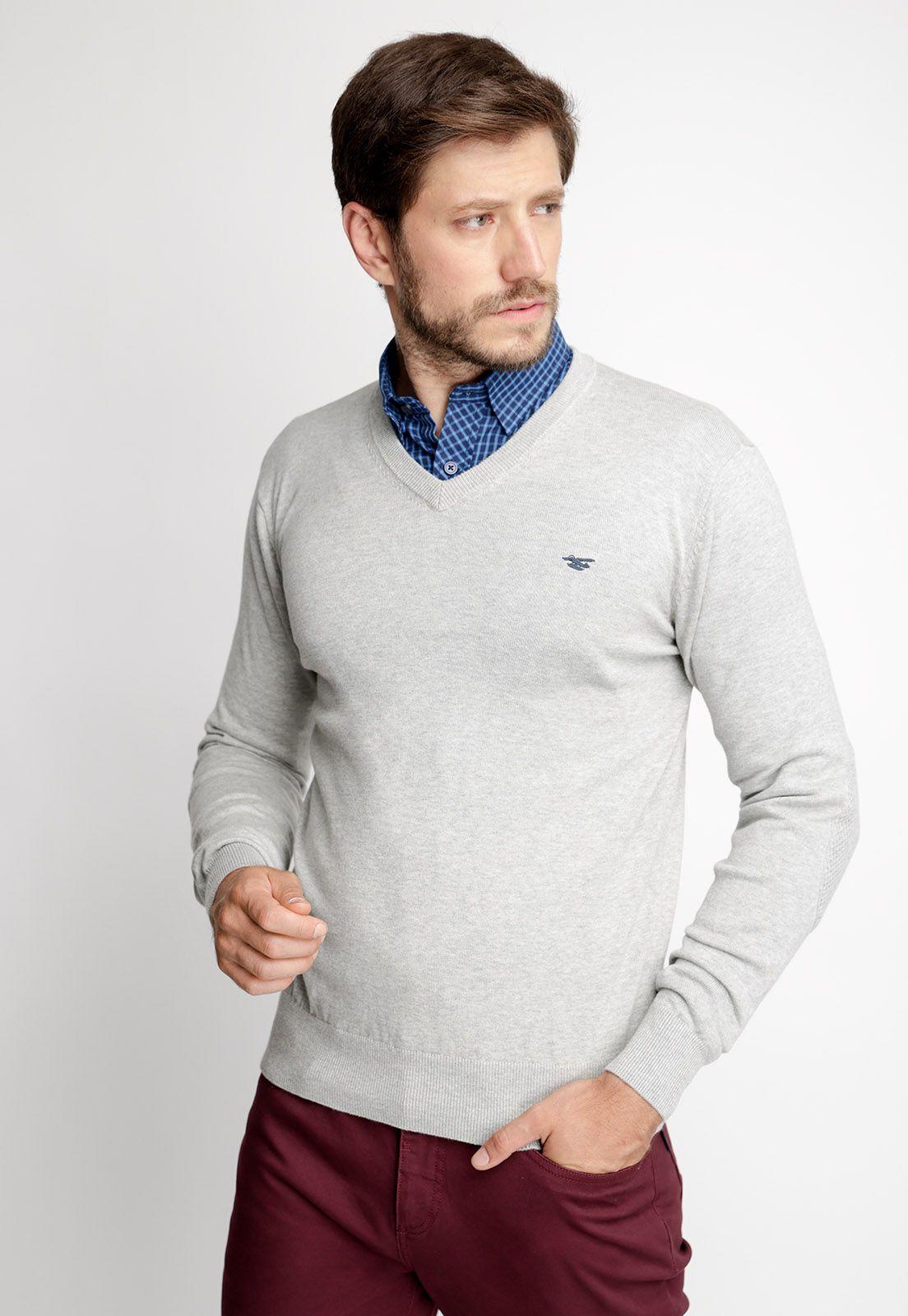 Sweater Melange Smart Casual Grey Melange-0