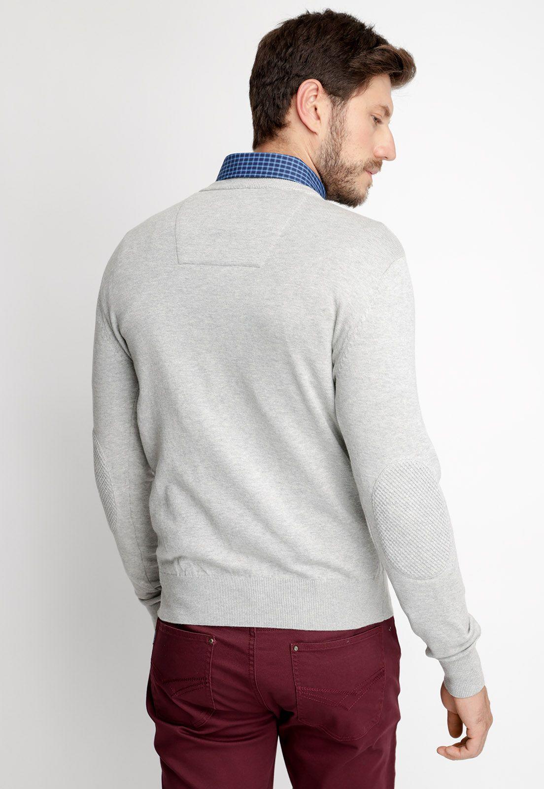 Sweater Melange Smart Casual Grey Melange-1