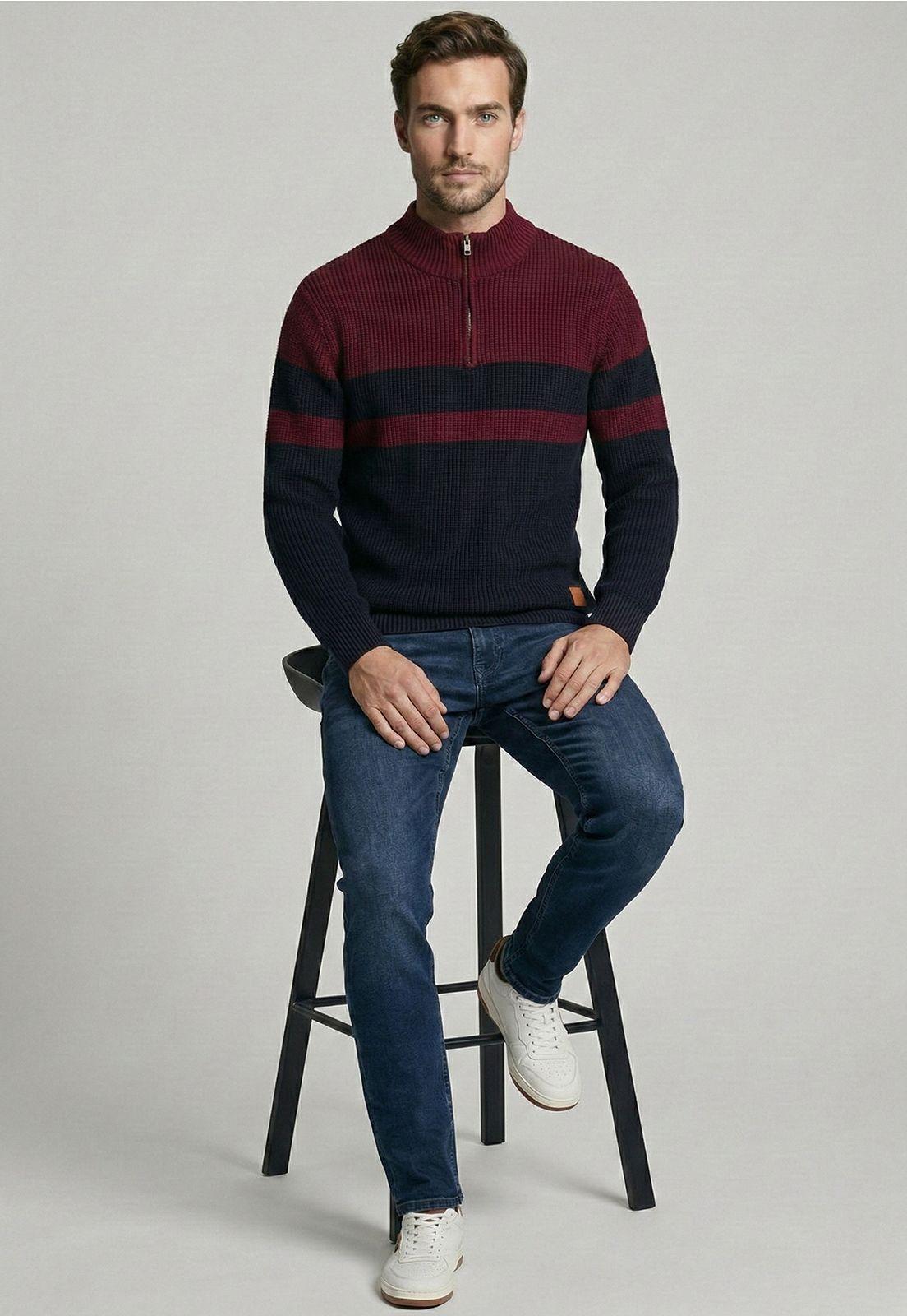 Sweater Brownsville Dk Burgundy-4