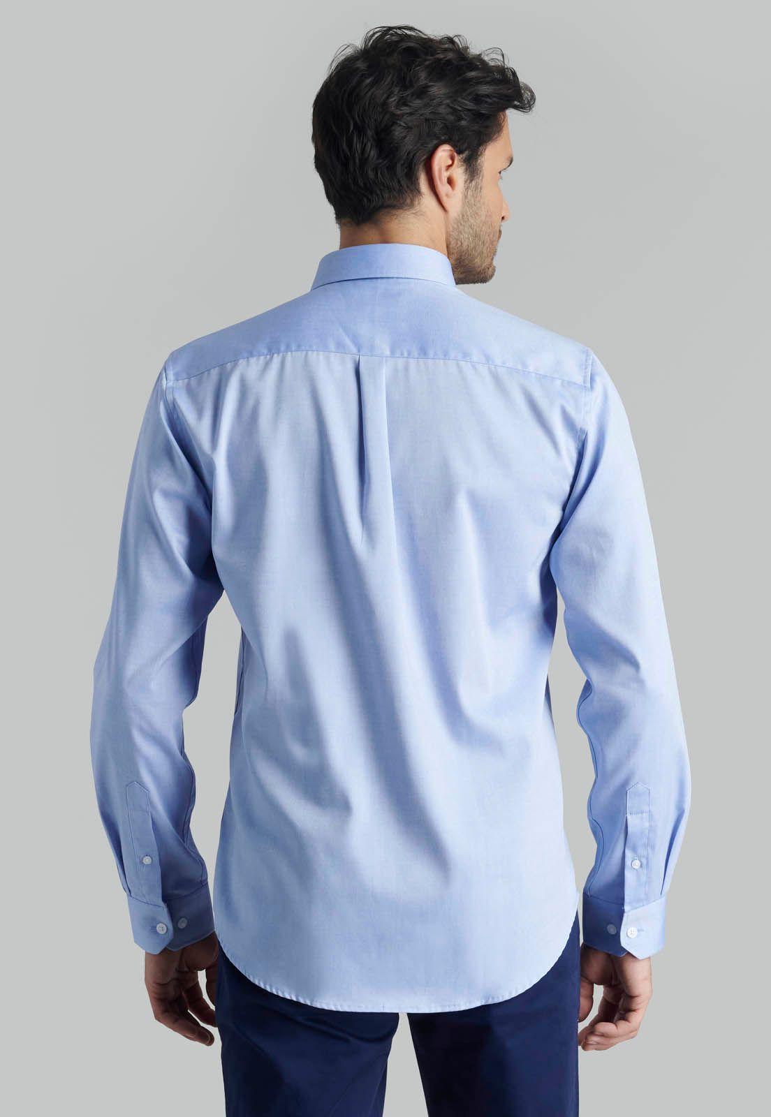 Camisa Oxford Smart Casual Fr Blue-3