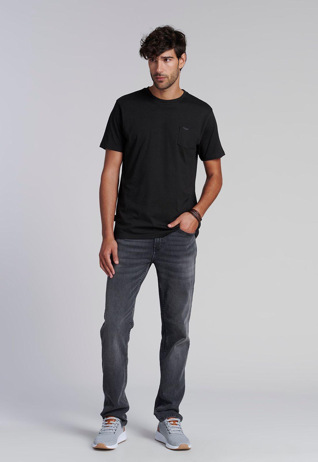 Polera Bolsillo Houston Black-1