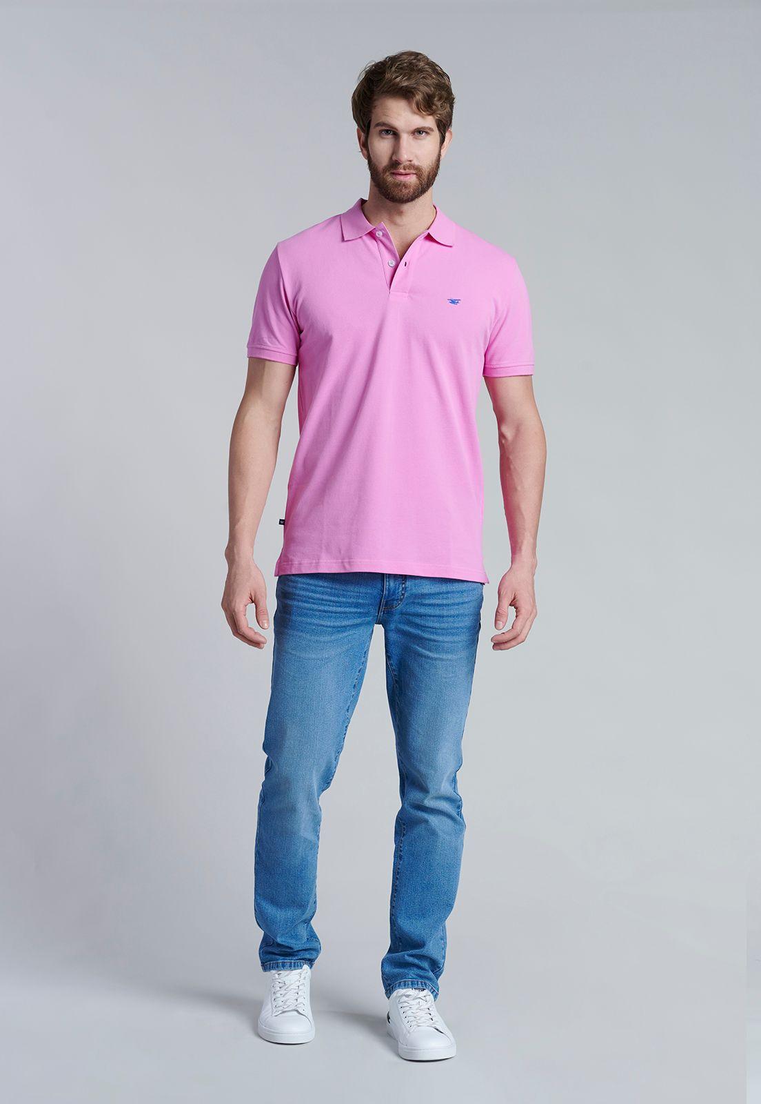 Polera Basica Pique Lt Fucsia-1