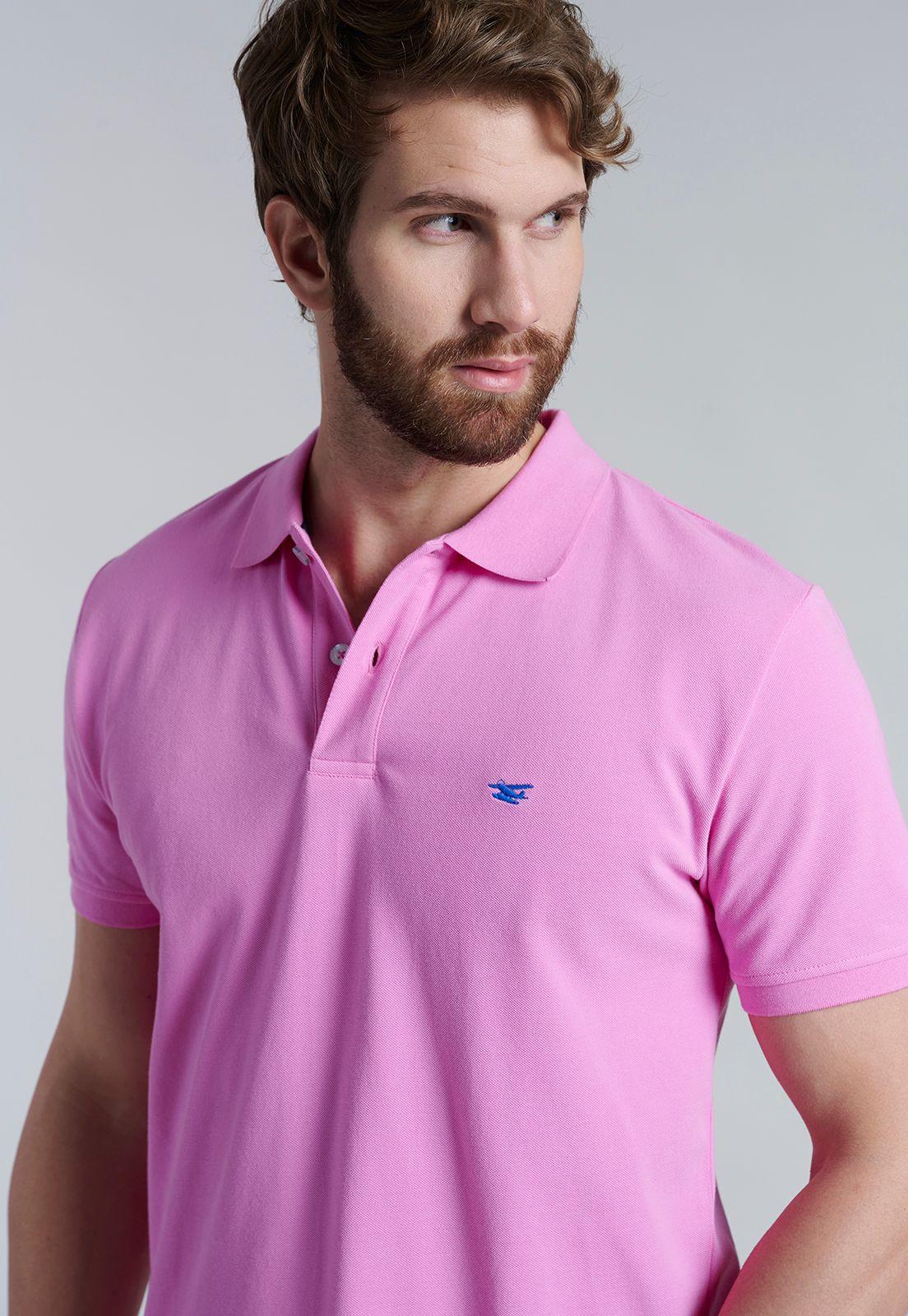 Polera Basica Pique Lt Fucsia-2