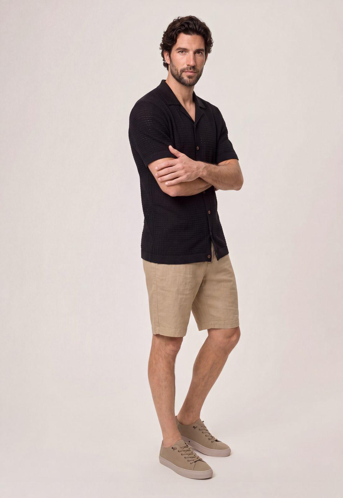 Camisa Coral Gables Black-1