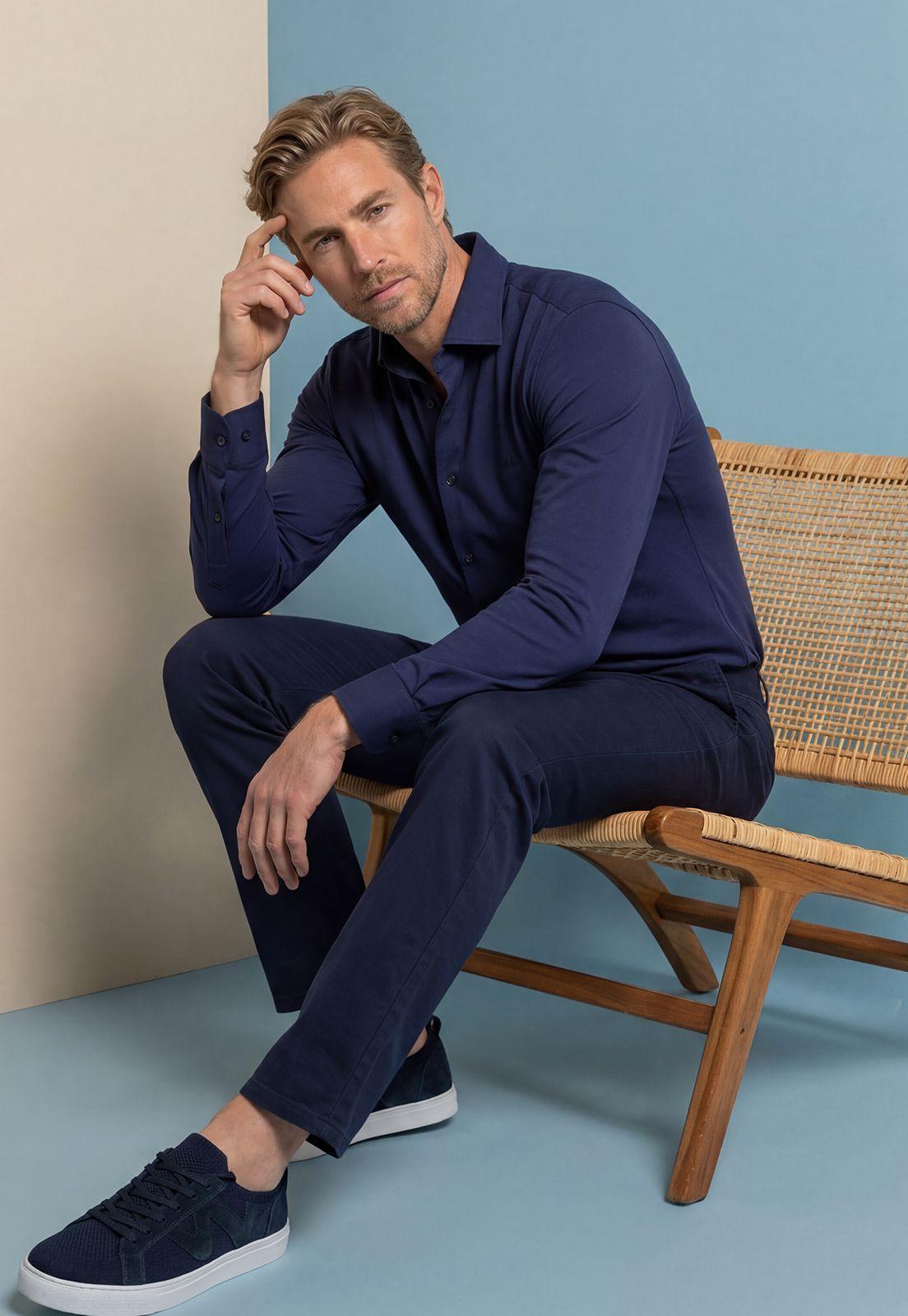 Camisa Senlis Navy-4