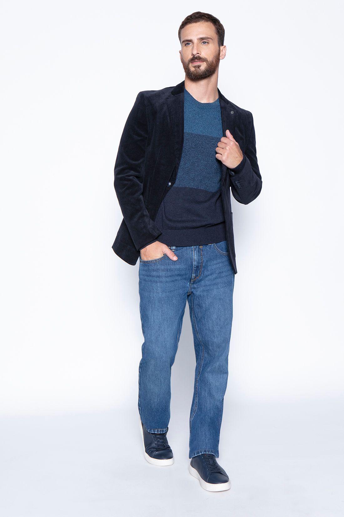 Blazer Corduroy Sport Fj Navy-3