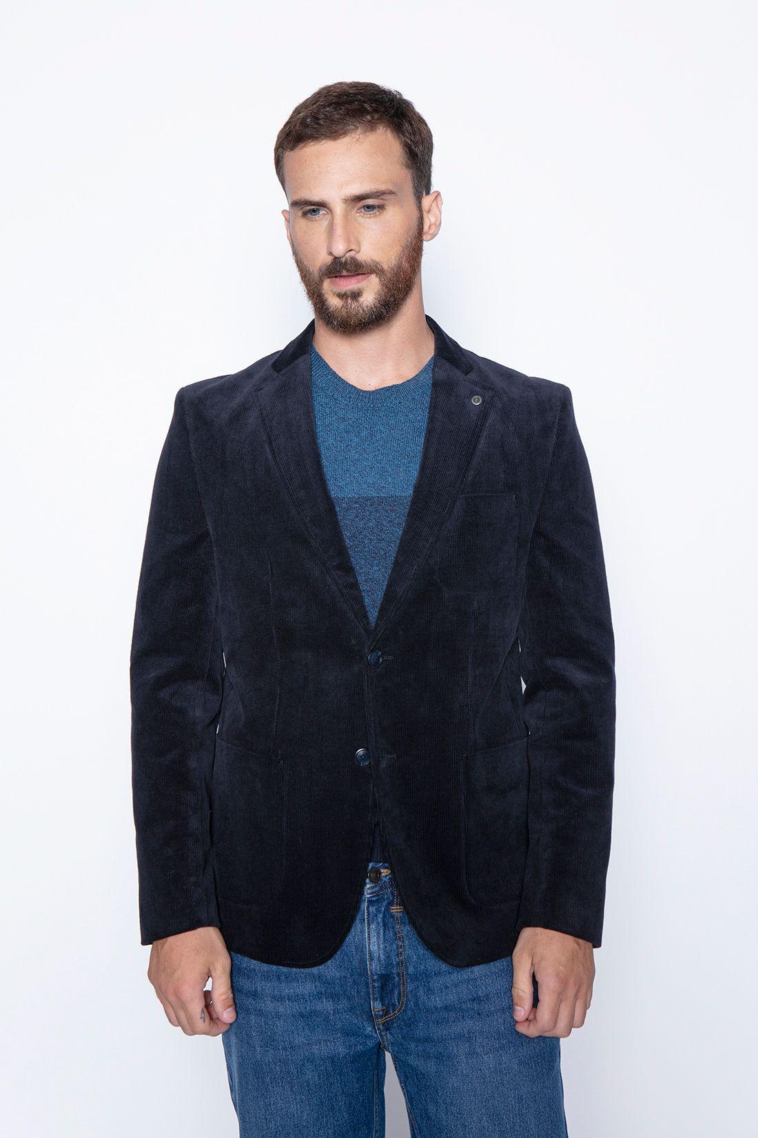 Blazer Corduroy Sport Fj Navy-0