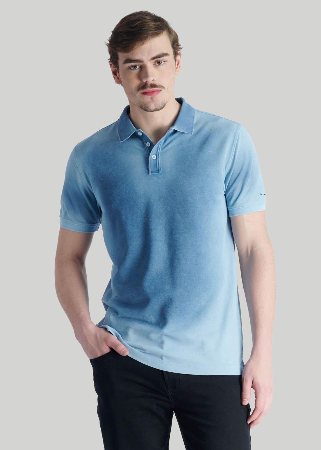 Polera Focal Casual Blue-0