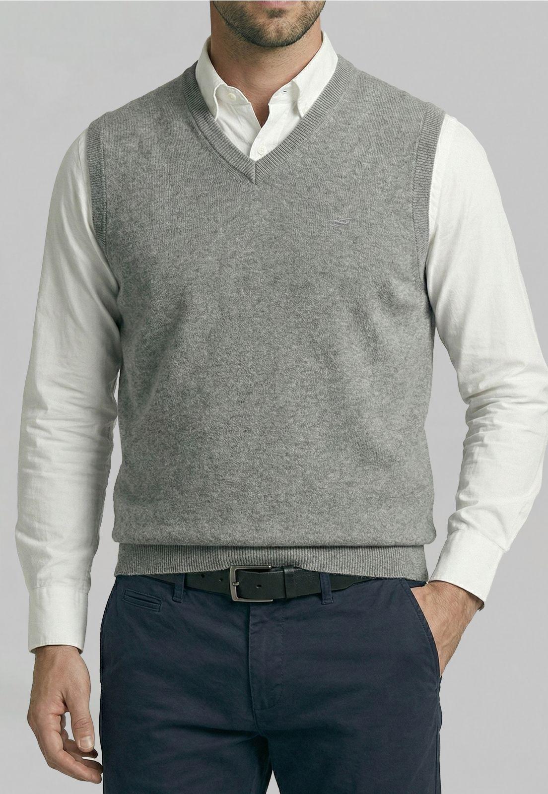 Vest Alaska Grey Melange-2