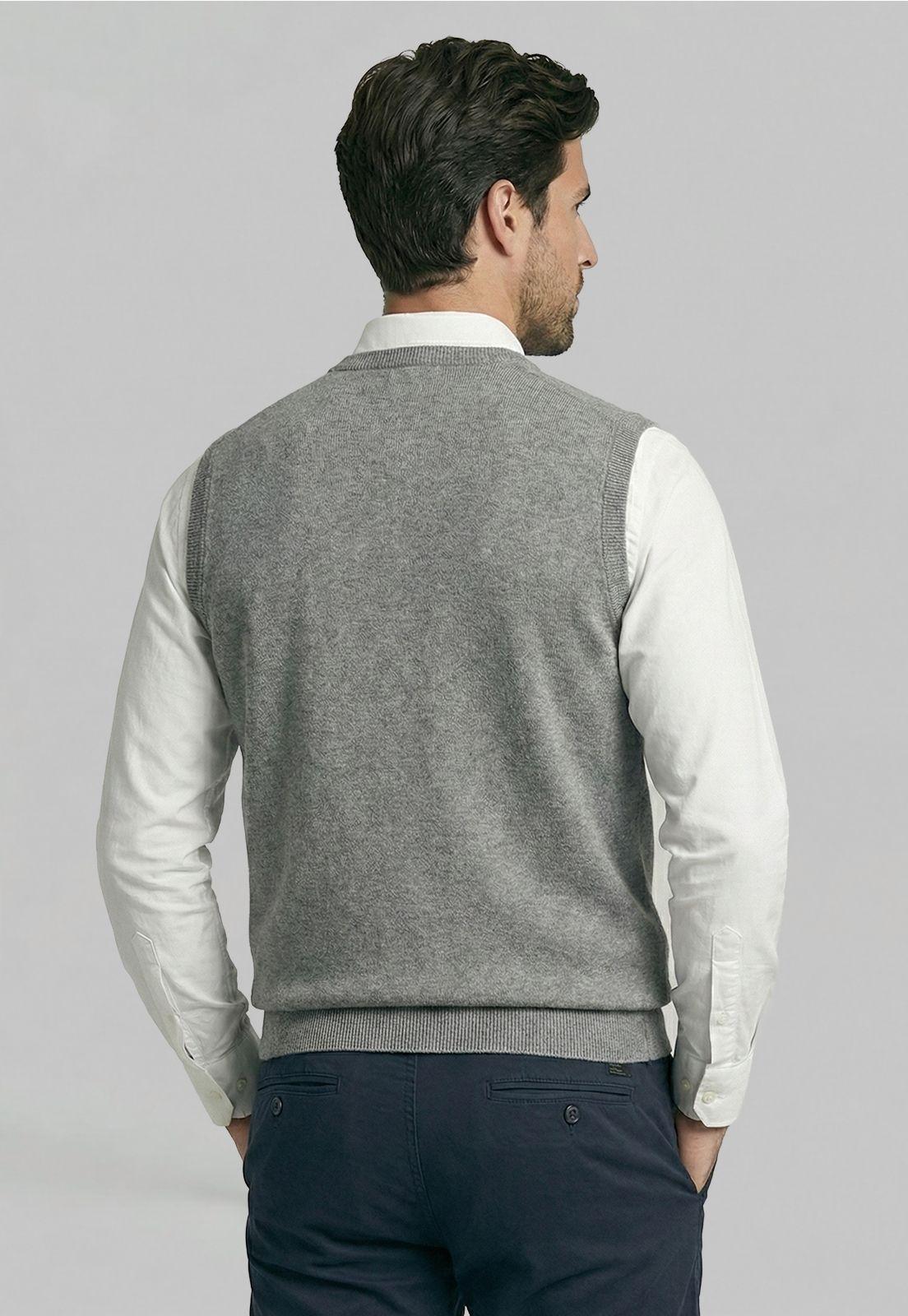 Vest Alaska Grey Melange-3