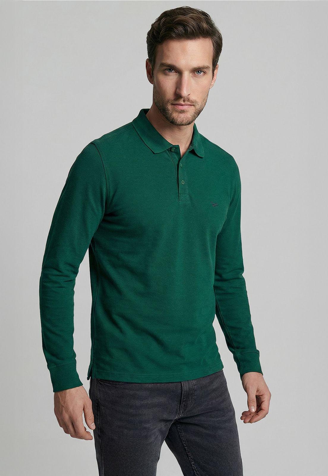 Poleras Basica Ml Pique Green-0