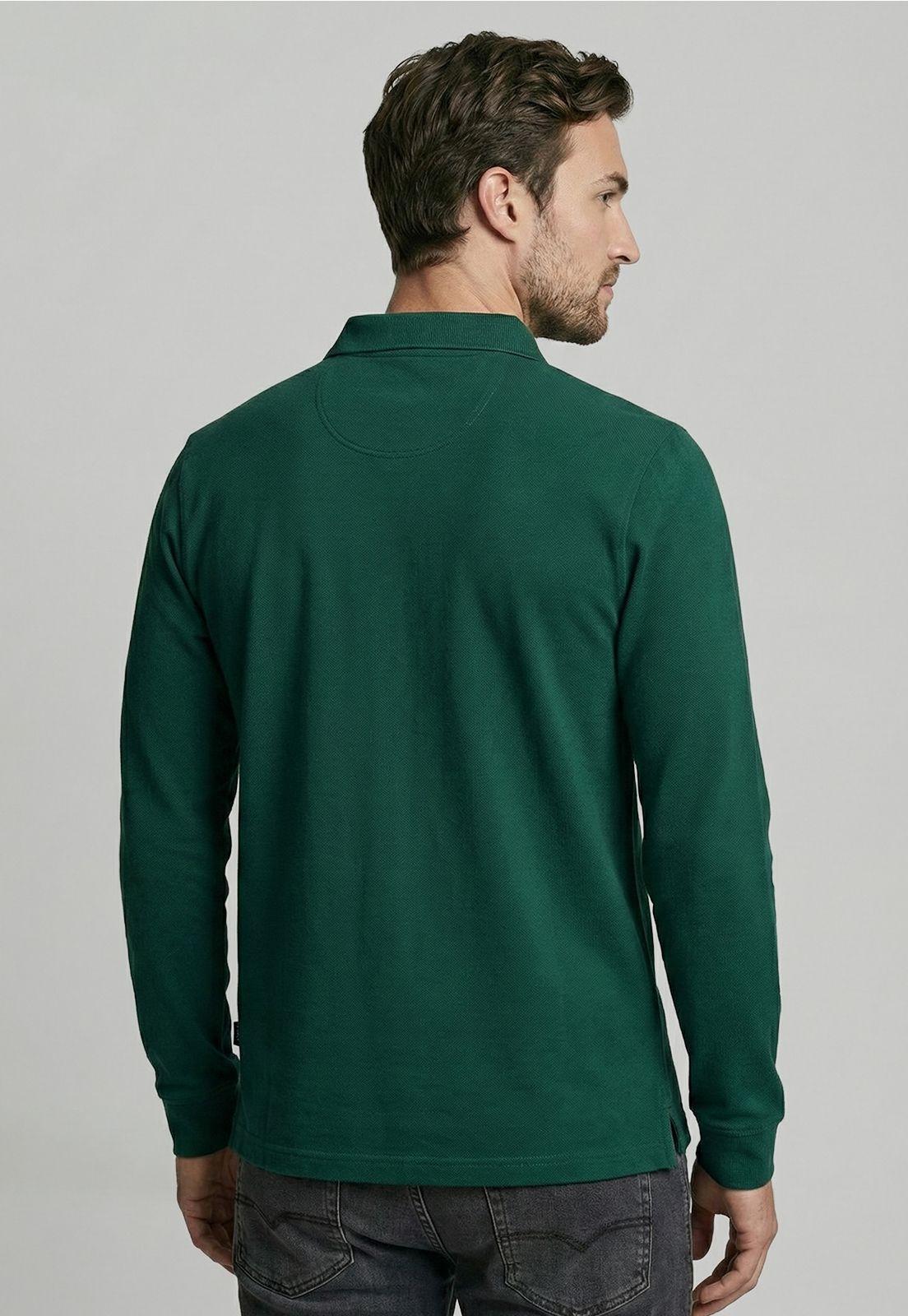 Poleras Basica Ml Pique Green-3