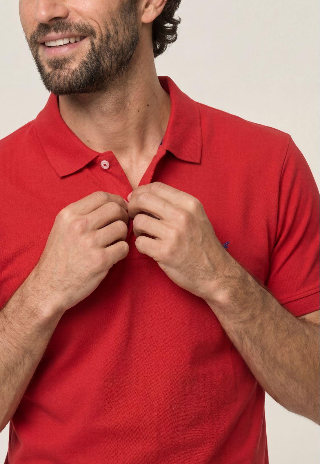 Polo Piqué Red-3