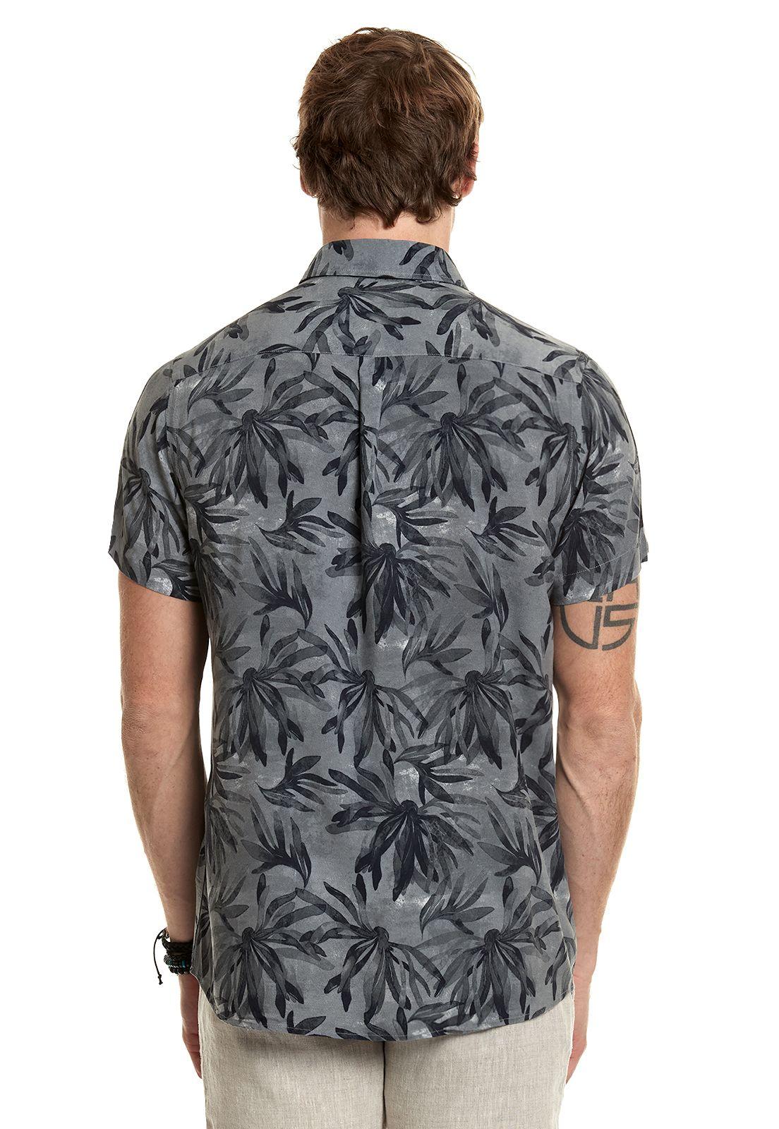 Camisa Estampada Safari Fj Grafito-2