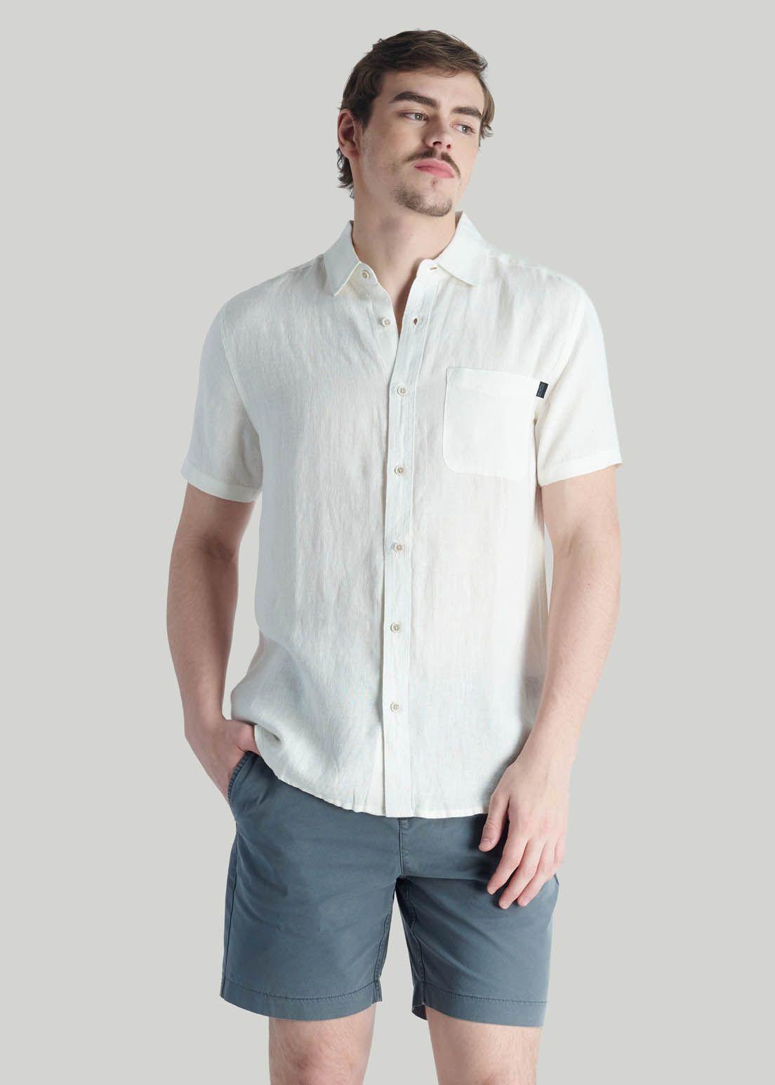 Camisa Taro Casual White-0