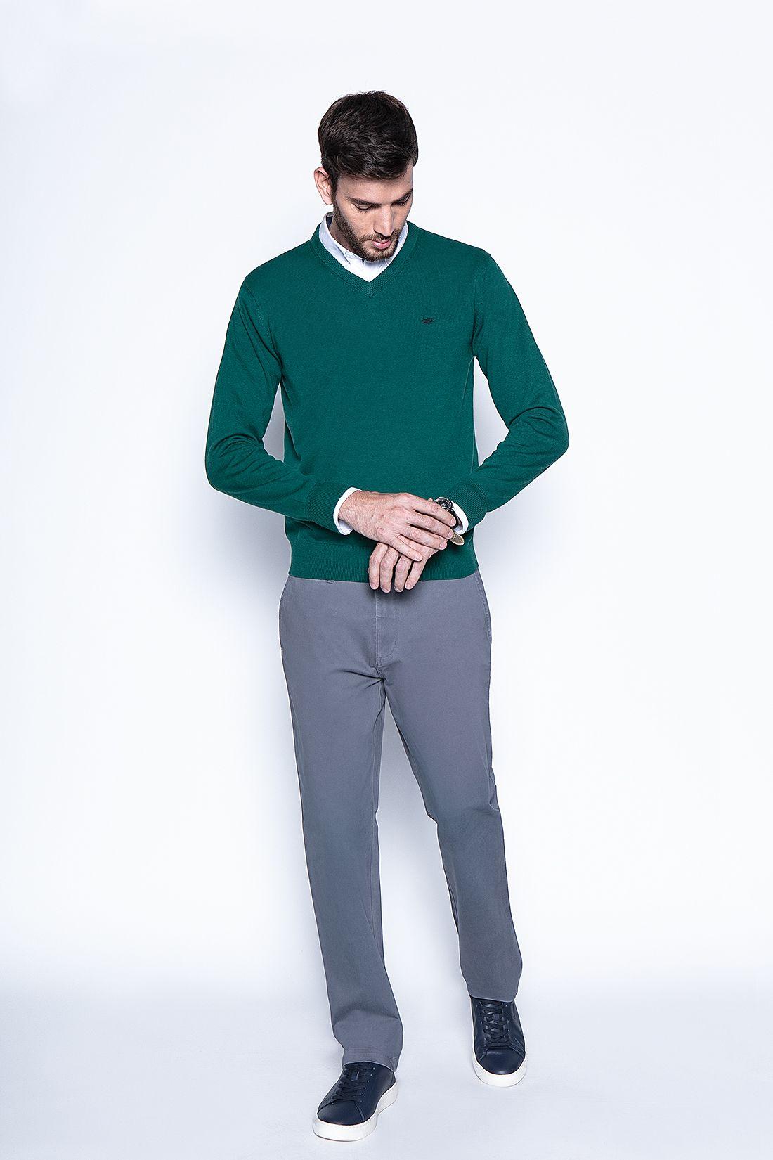 Sweater Smart Casual L/S Green-3