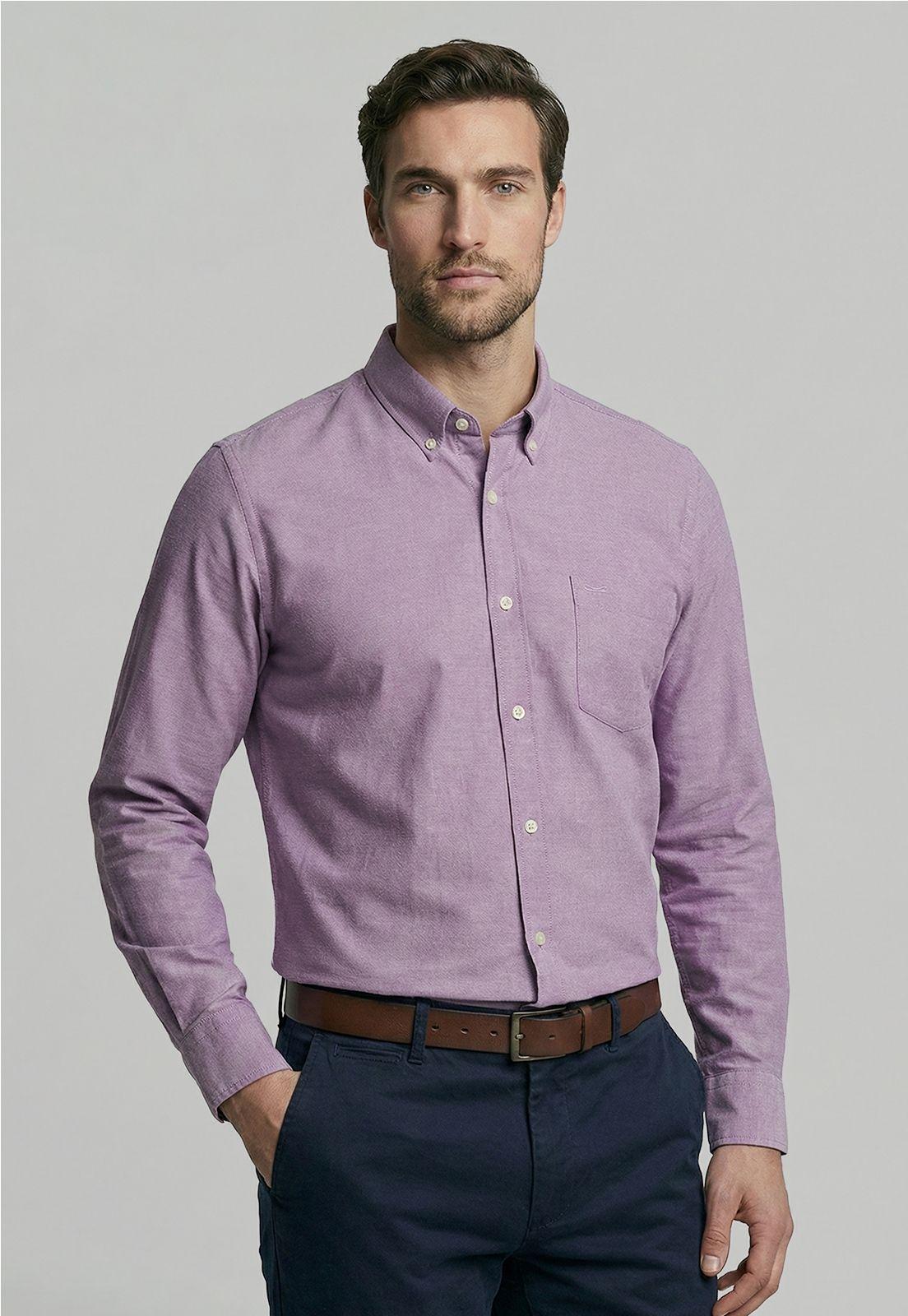Camisa Violet Oxford Smart Casual-0