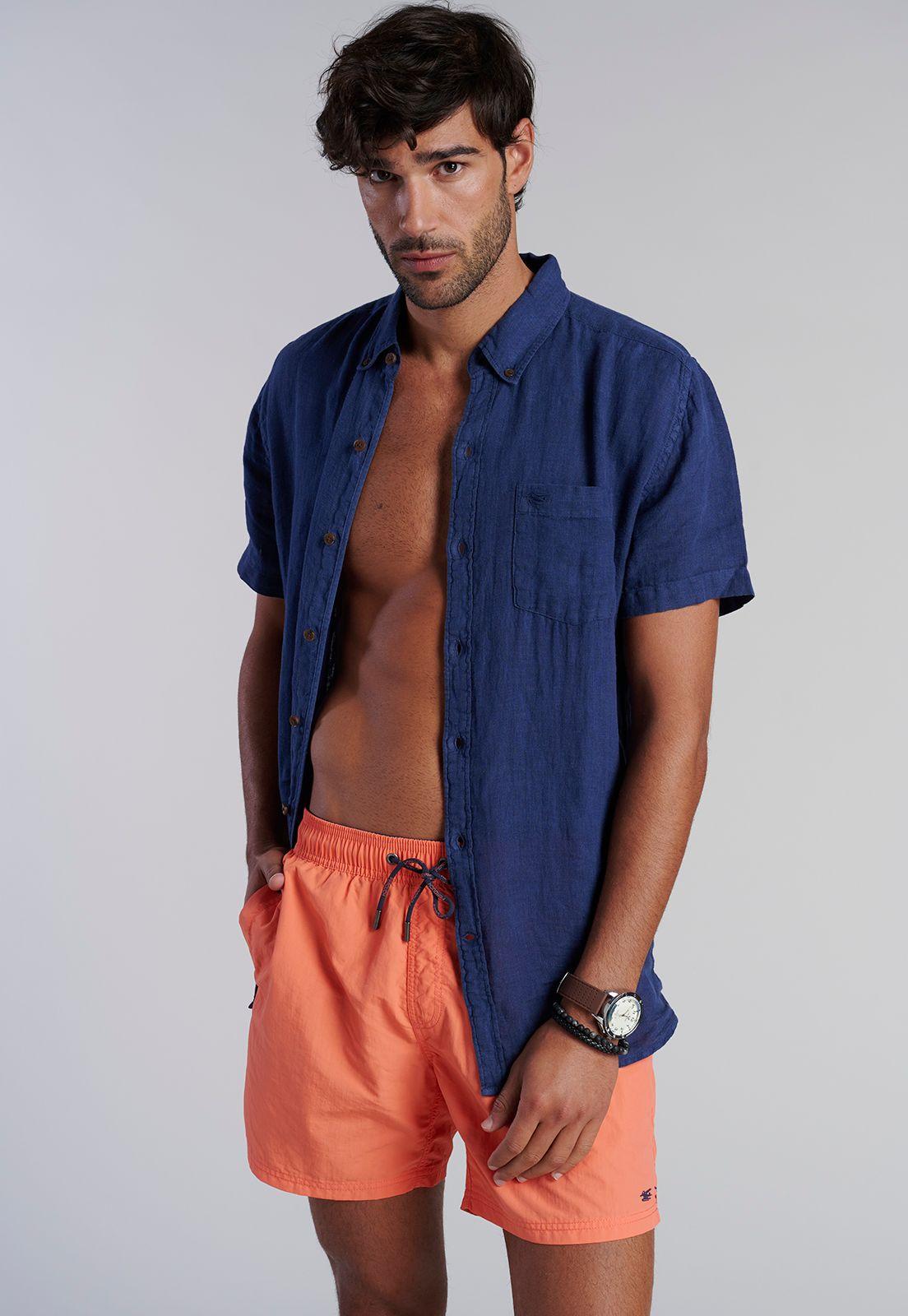 Traje De Baño Basico F Coral-4