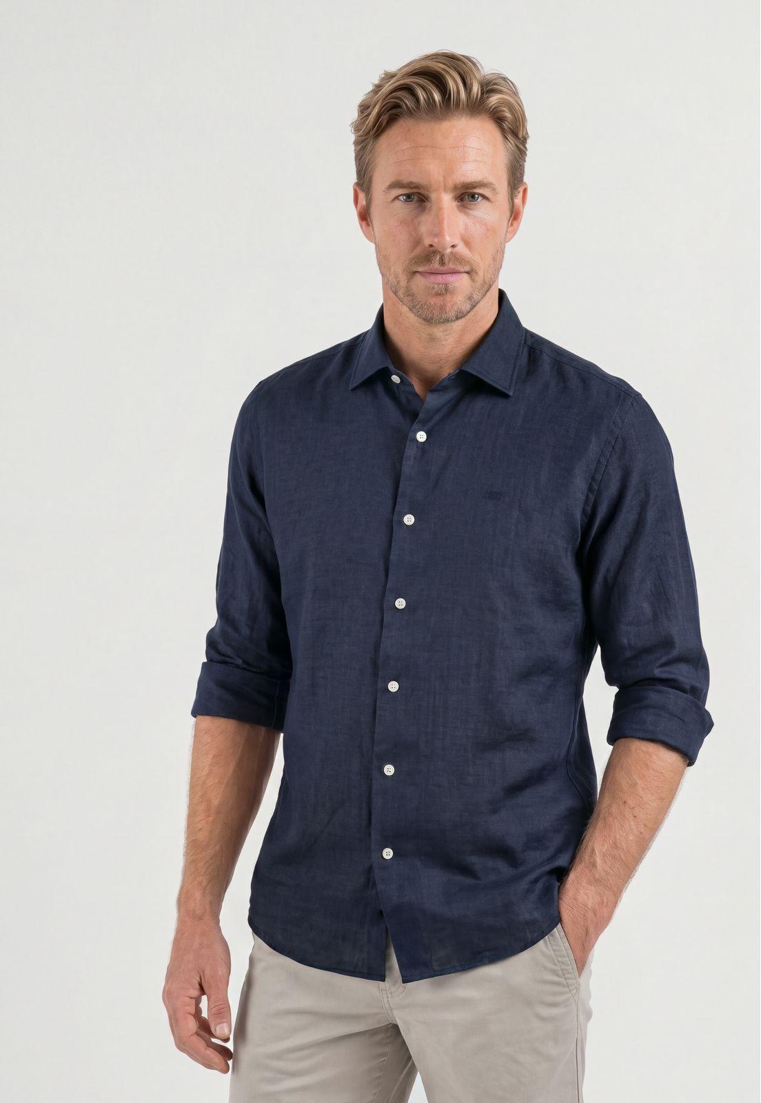 Camisa Leicester Navy-0