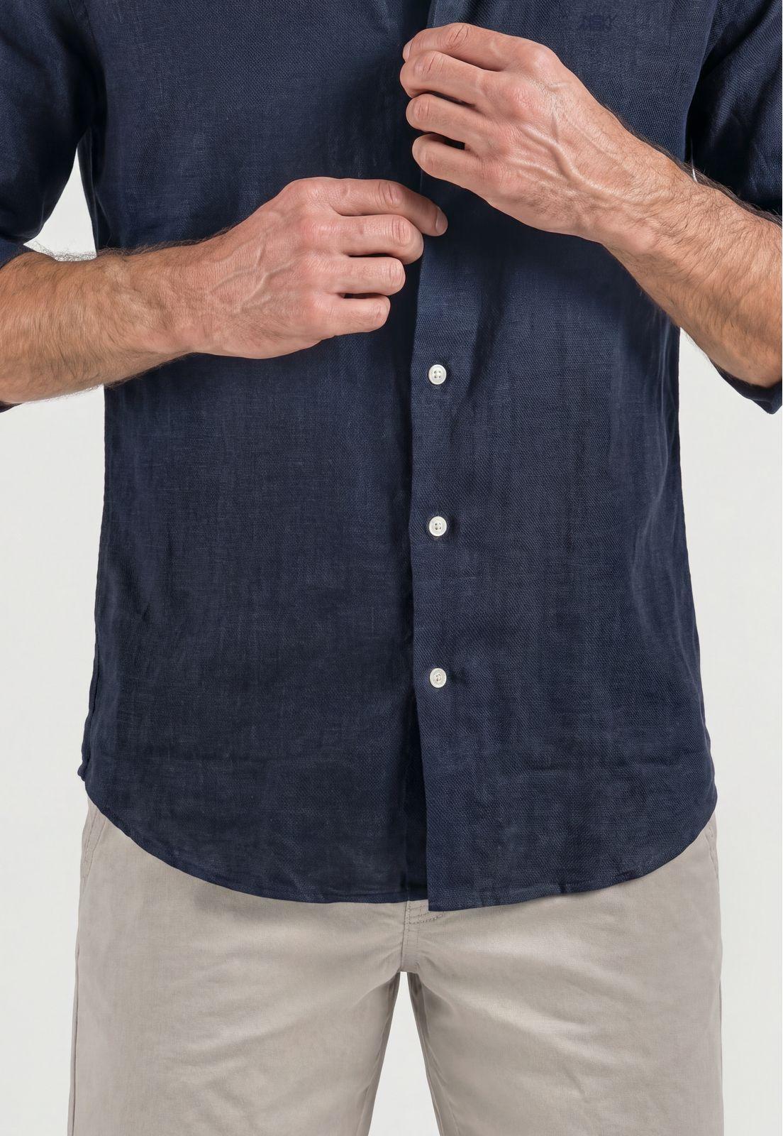 Camisa Leicester Navy-3