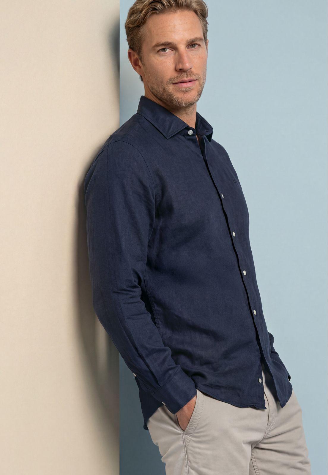 Camisa Leicester Navy-4