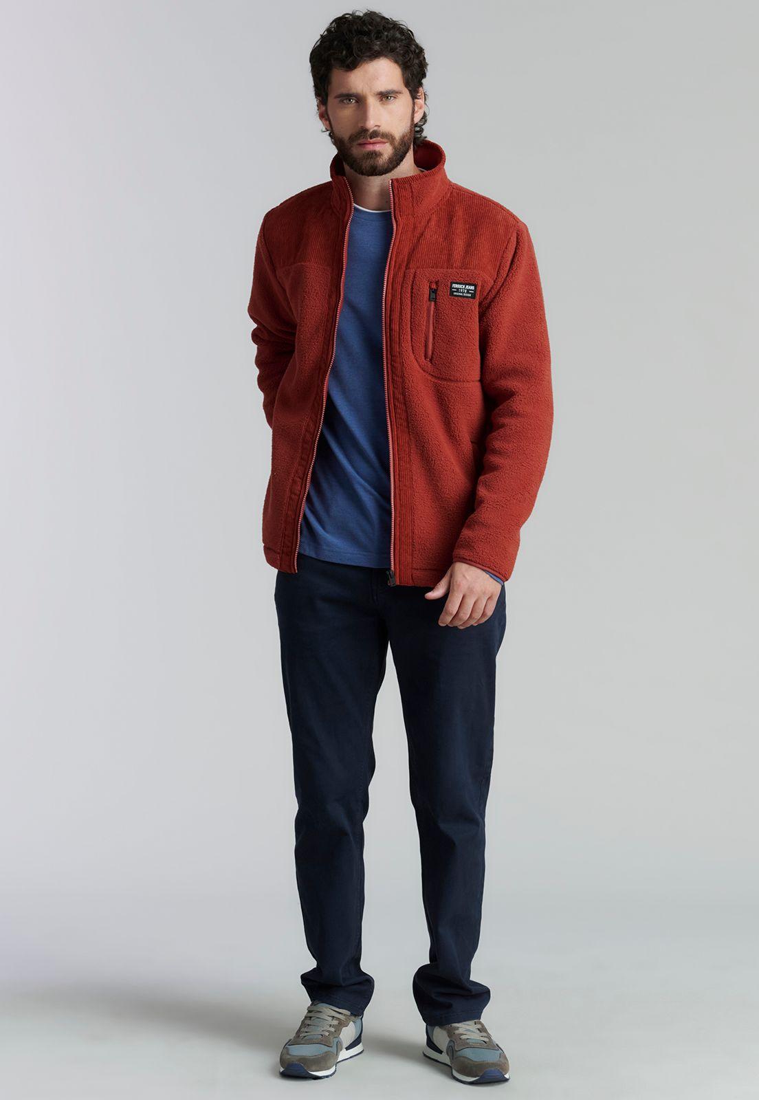 Polera Hoboken Fjs Marino Melange-4