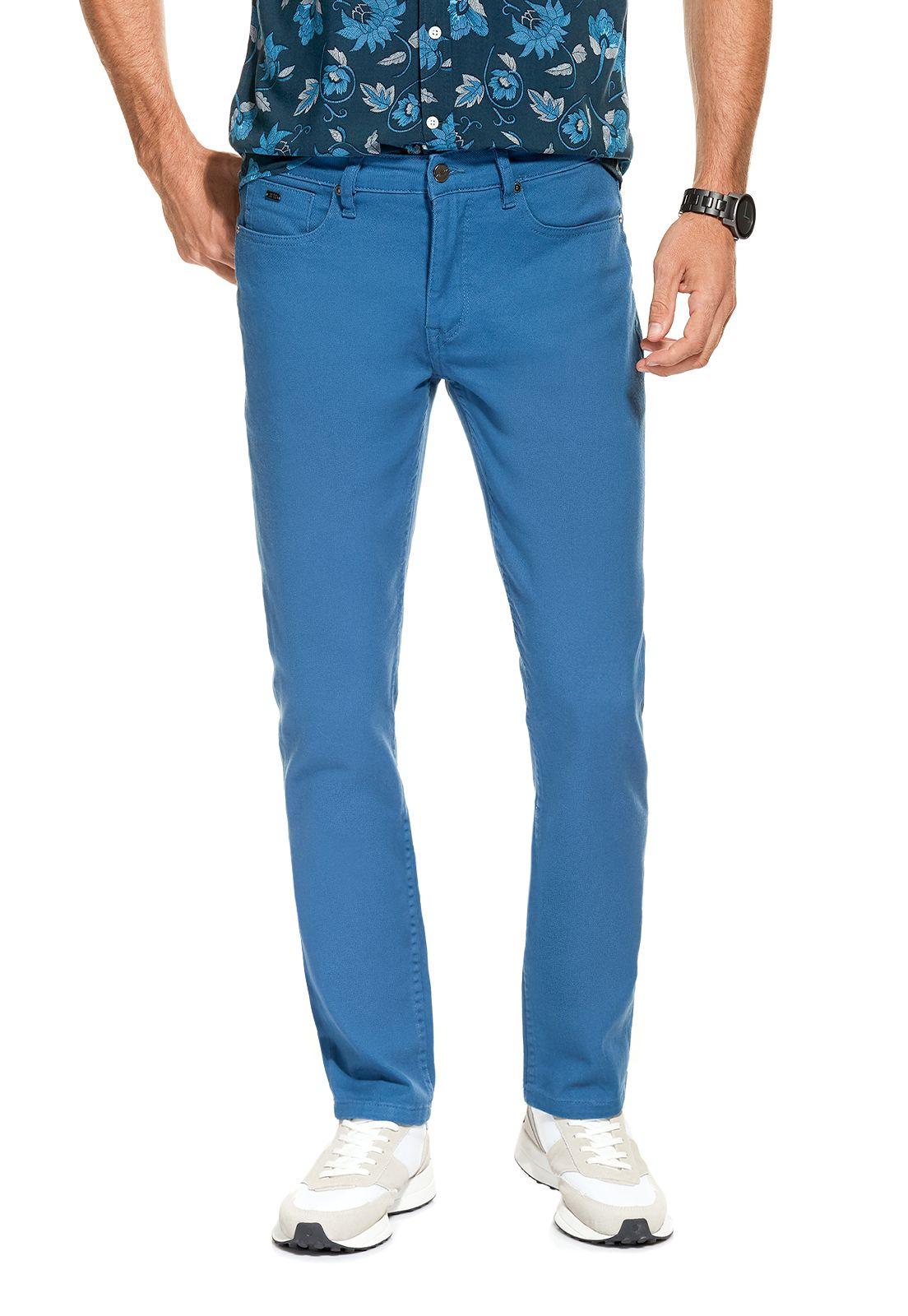 PANTALÓN 5 BOLSILLOS COTTON ALBERES BLUE-0